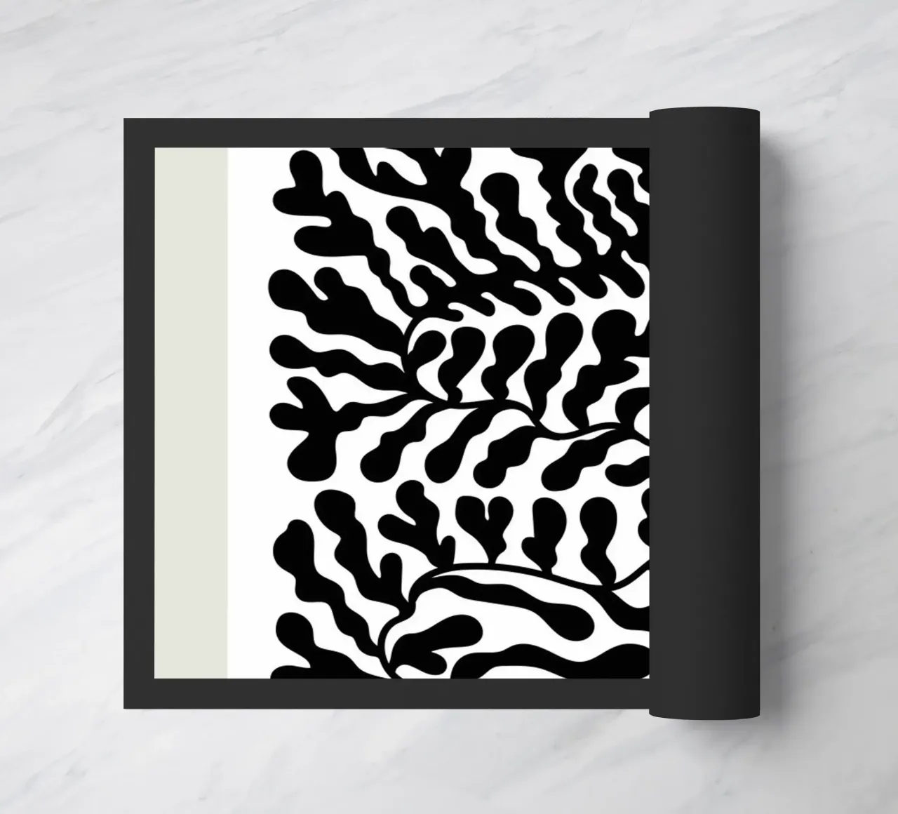 Boho Bohemian 4 Soft Coral 2 doormat by Boho Print Collection