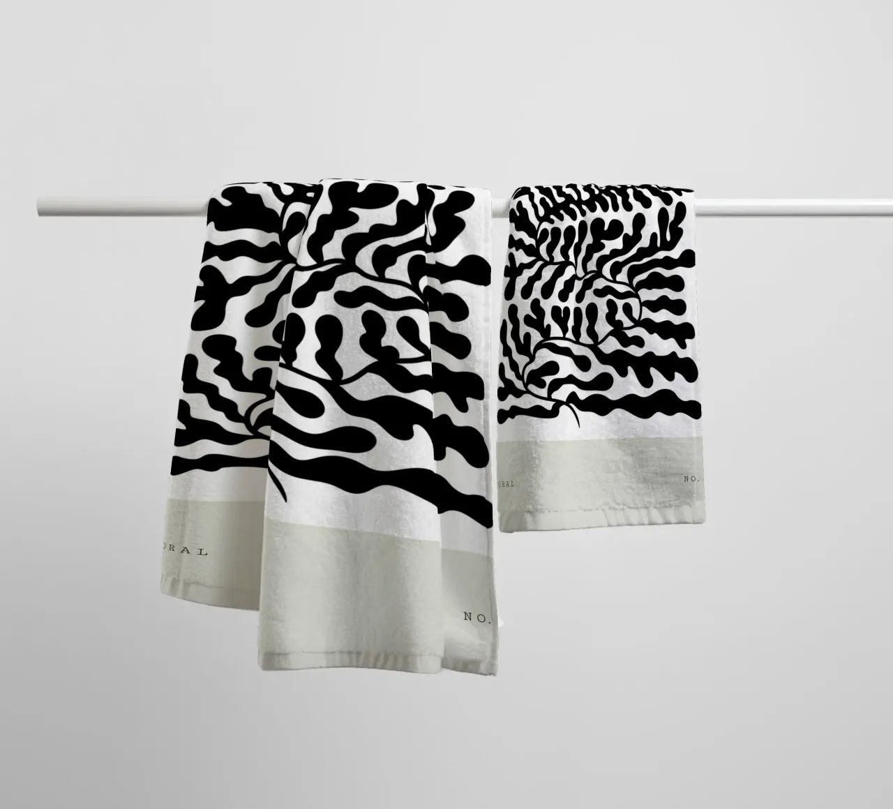 Boho Bohemian 4 Soft Coral 2 asciugamano da bagno da Boho Print Collection