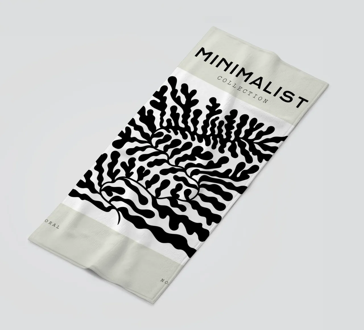 Boho Bohemian 4 Soft Coral 2 telo mare da Boho Print Collection