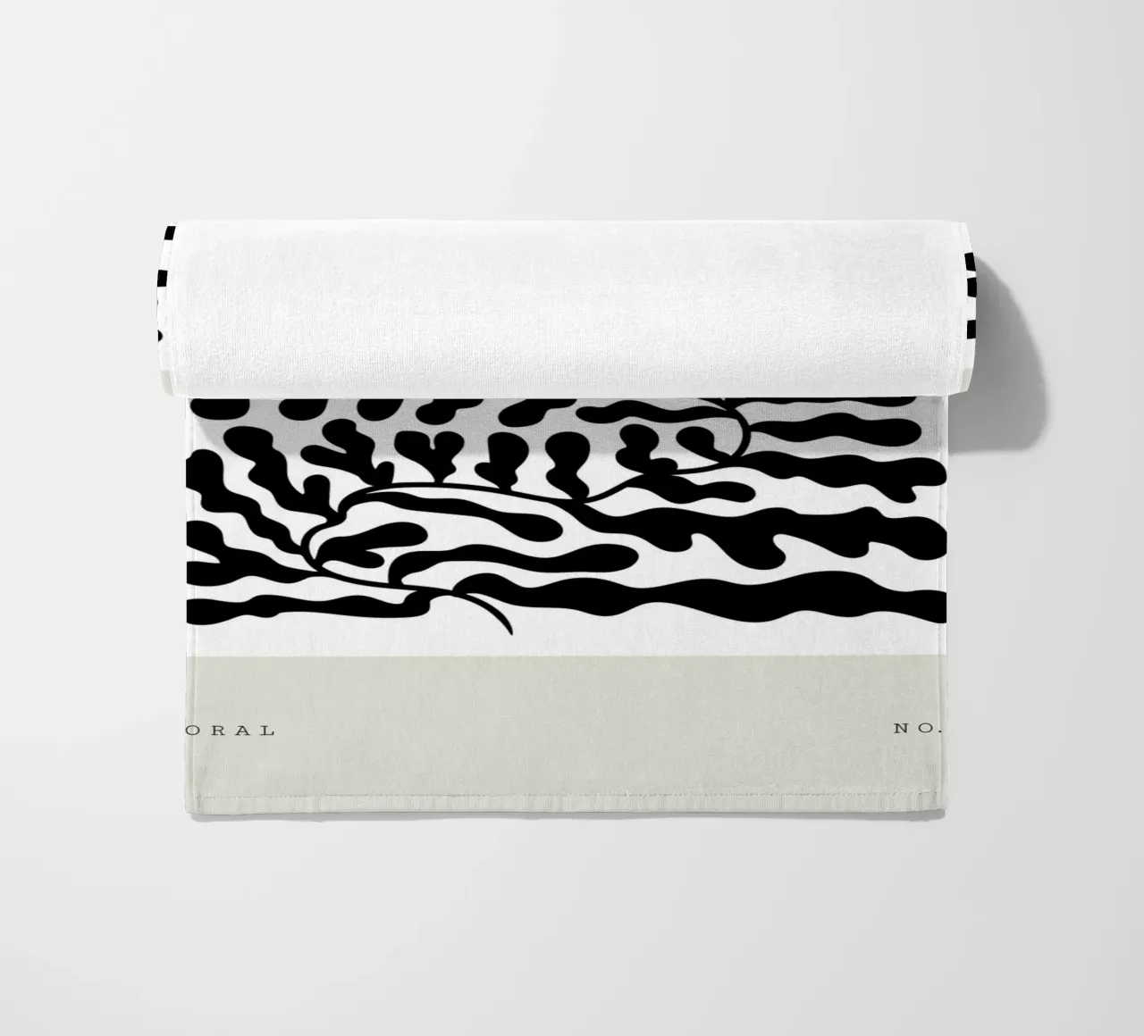 Boho Bohemian 4 Soft Coral 2 telo mare da Boho Print Collection