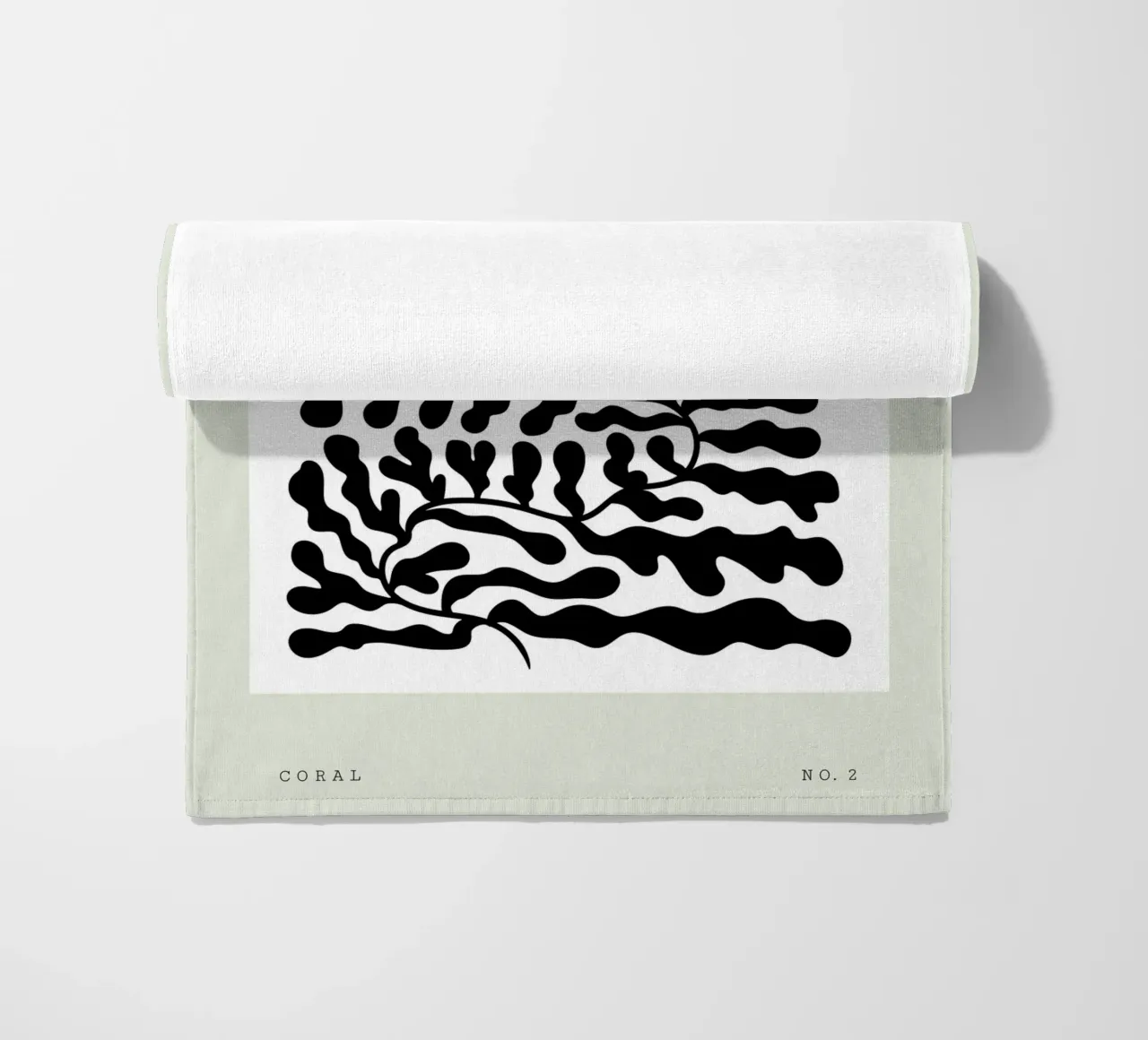 Boho Bohemian 4 Soft Coral 2 telo mare da Boho Print Collection