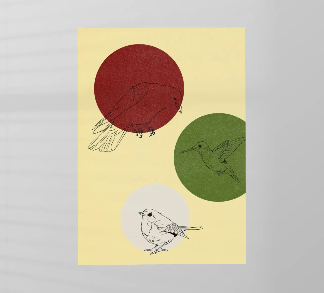 Bird Talk pellicola backlit da https://www.juniqe.com/de/shop/artemis