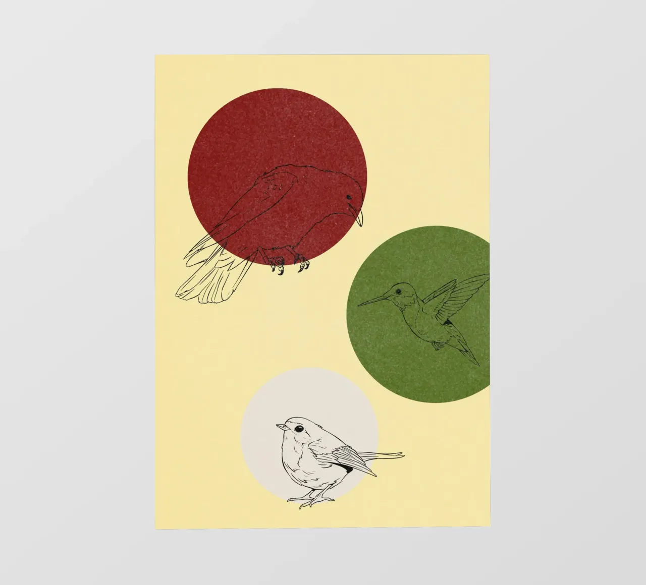 Bird Talk pellicola backlit da https://www.juniqe.com/de/shop/artemis