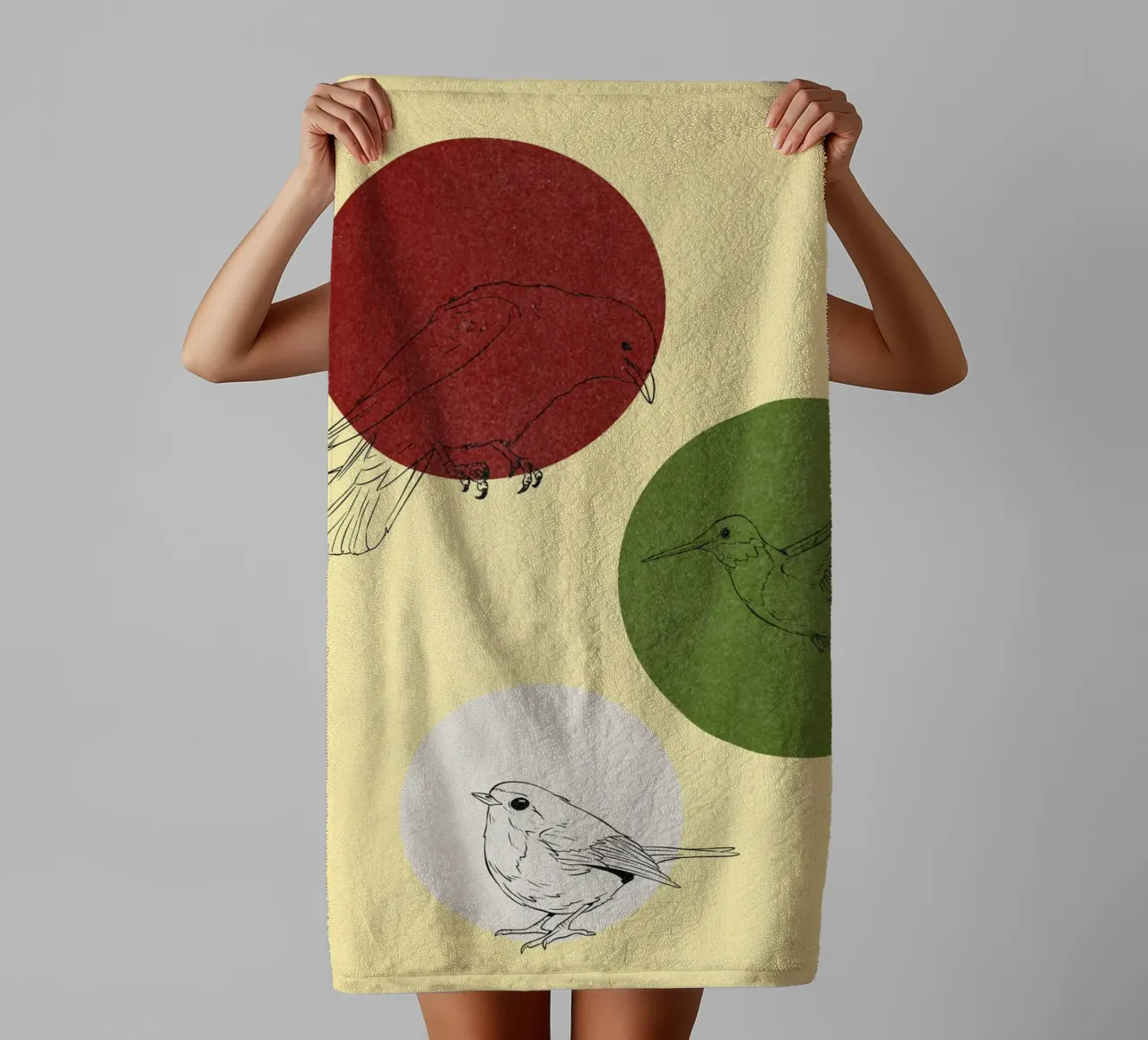 Bird Talk asciugamano da bagno da artemis