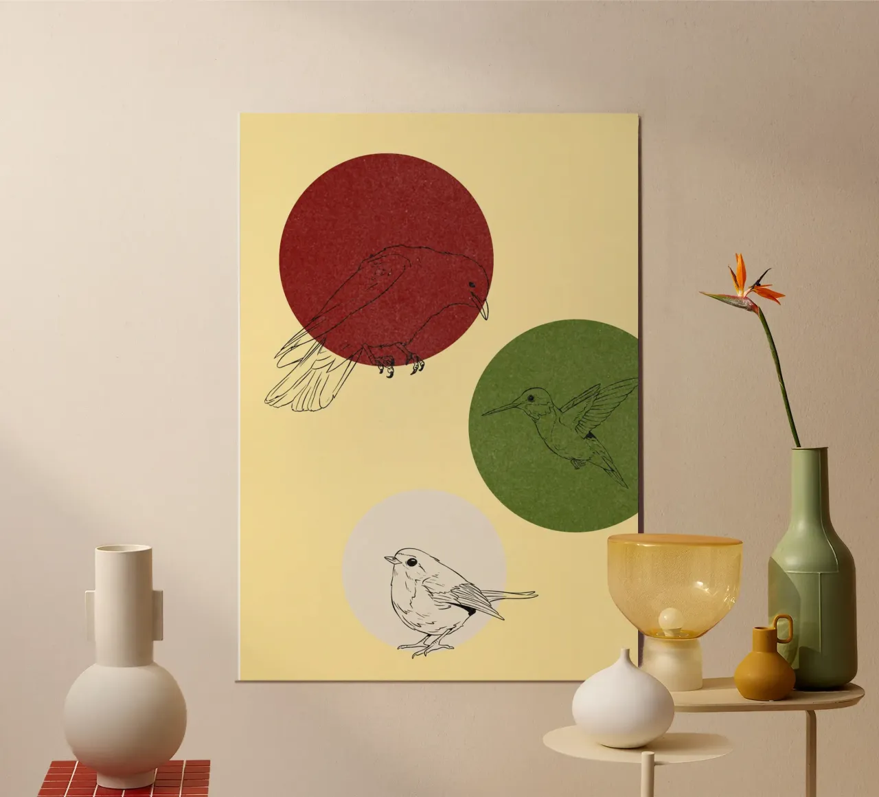 Bird Talk poster da https://www.juniqe.com/de/shop/artemis