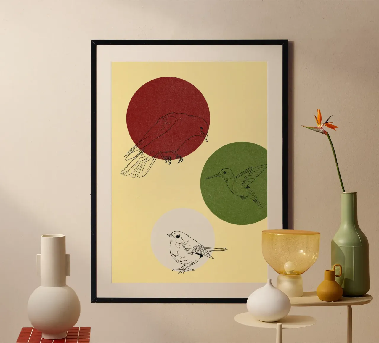 Bird Talk poster da https://www.juniqe.com/de/shop/artemis