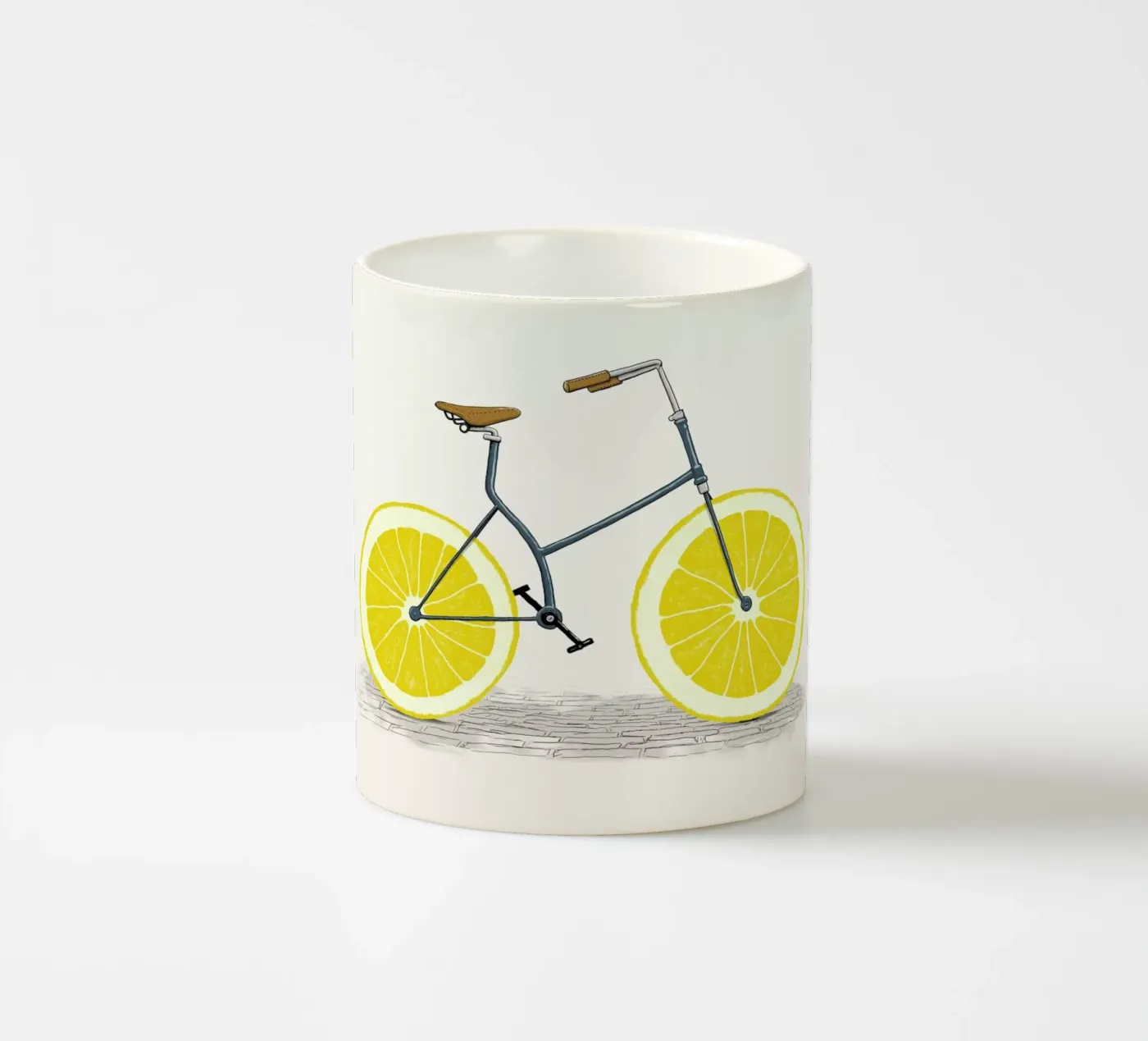 Lemonade Keramik Tasse von Florent Bodart