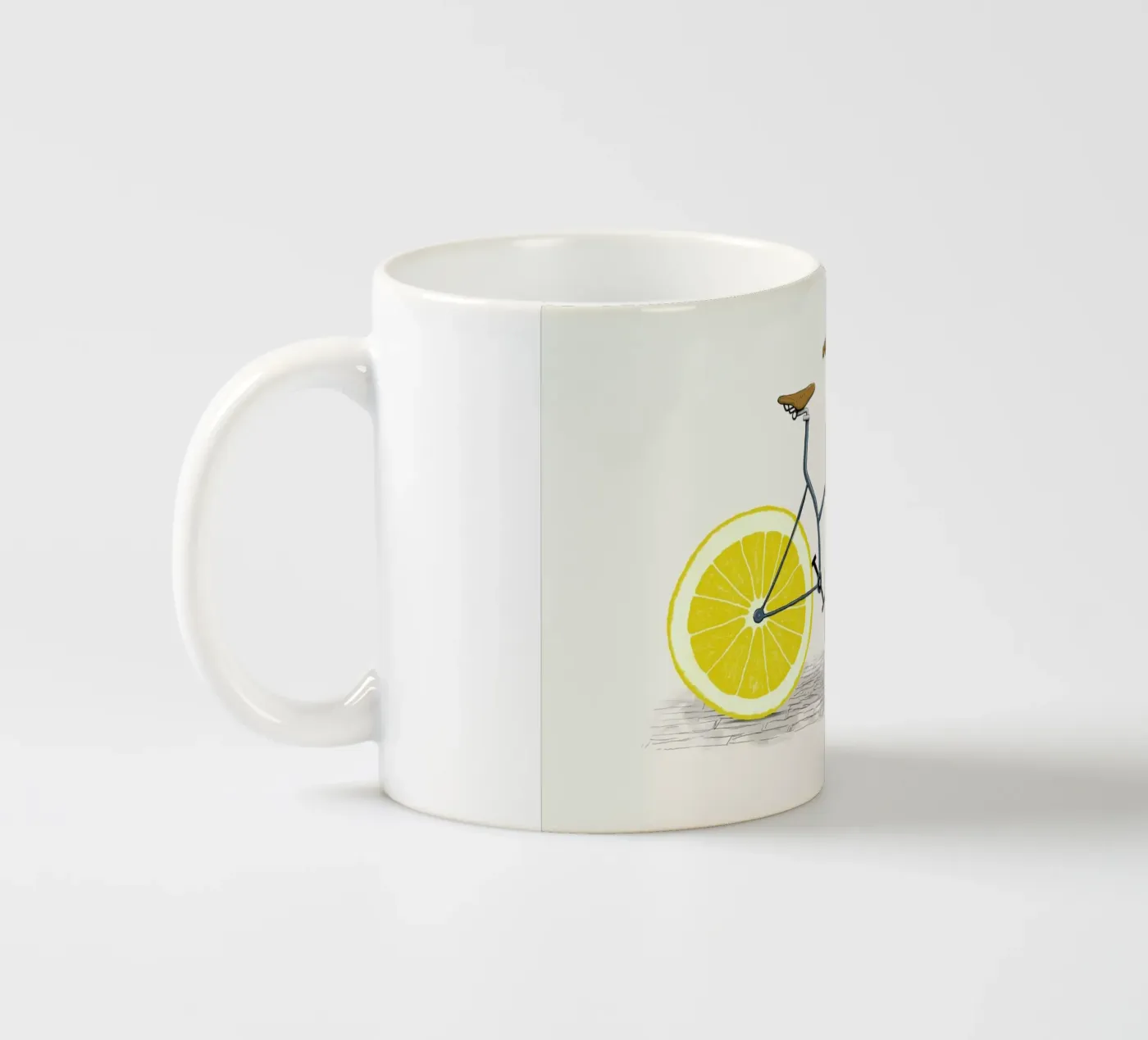 Lemonade Keramik Tasse von Florent Bodart
