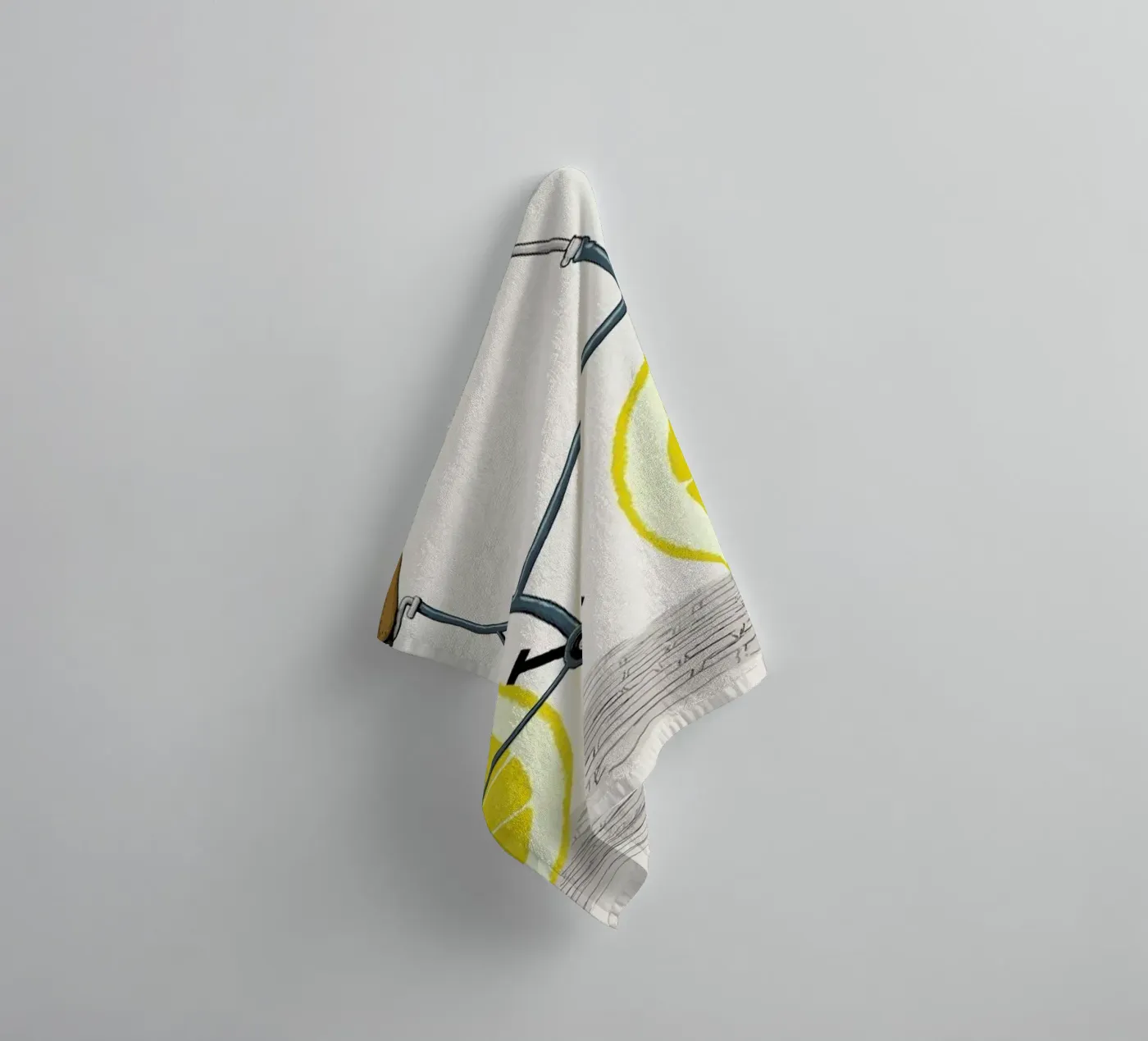Lemonade towel by Florent Bodart