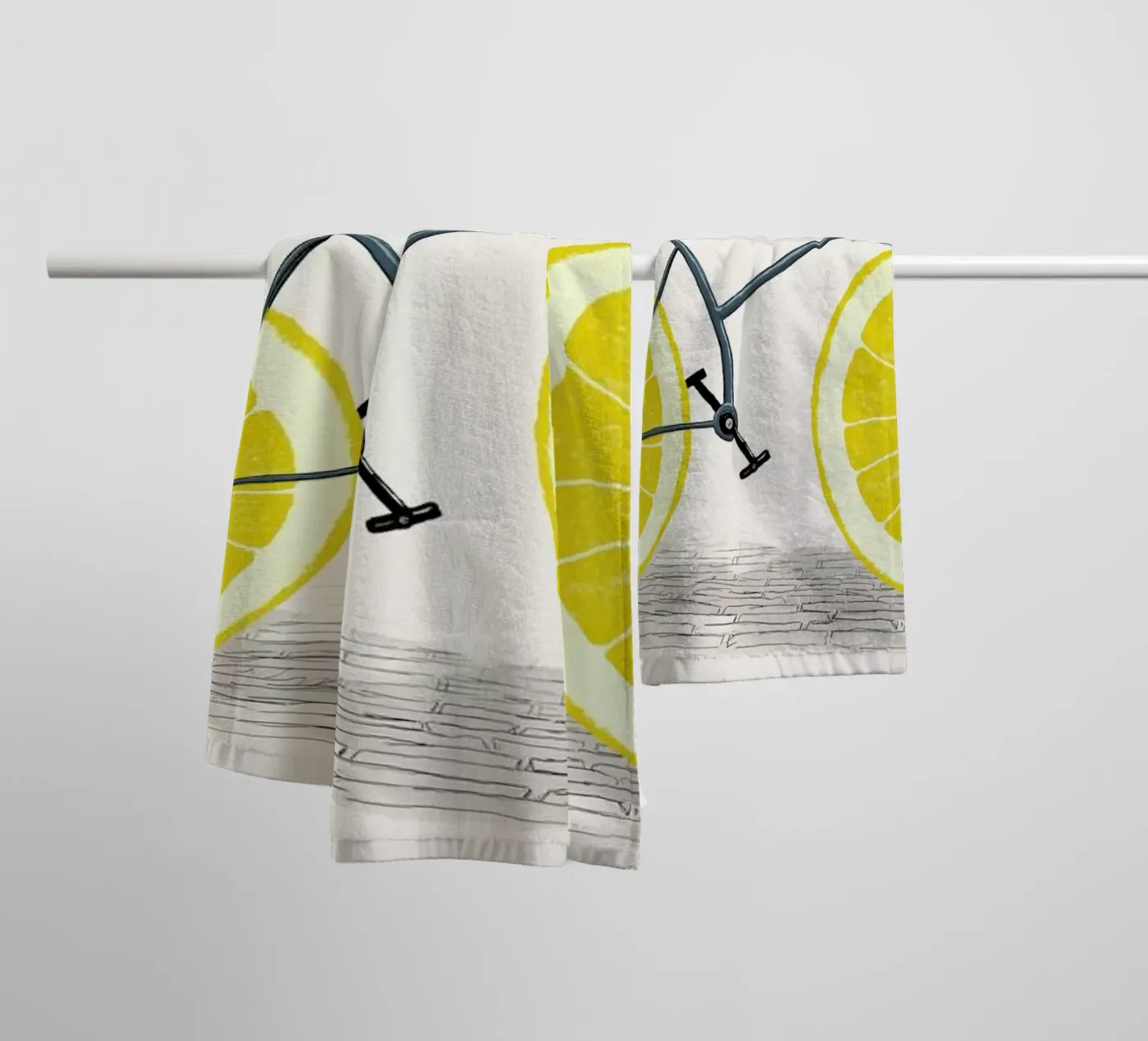 Lemonade towel by Florent Bodart