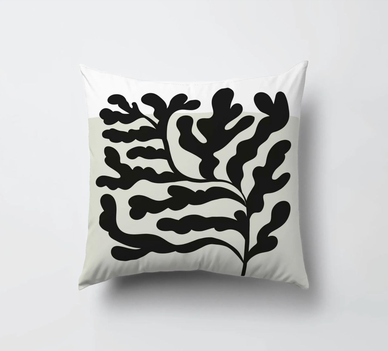Boho Bohemian 4 Soft Coral 3 decorative cushion by Boho Print Collection