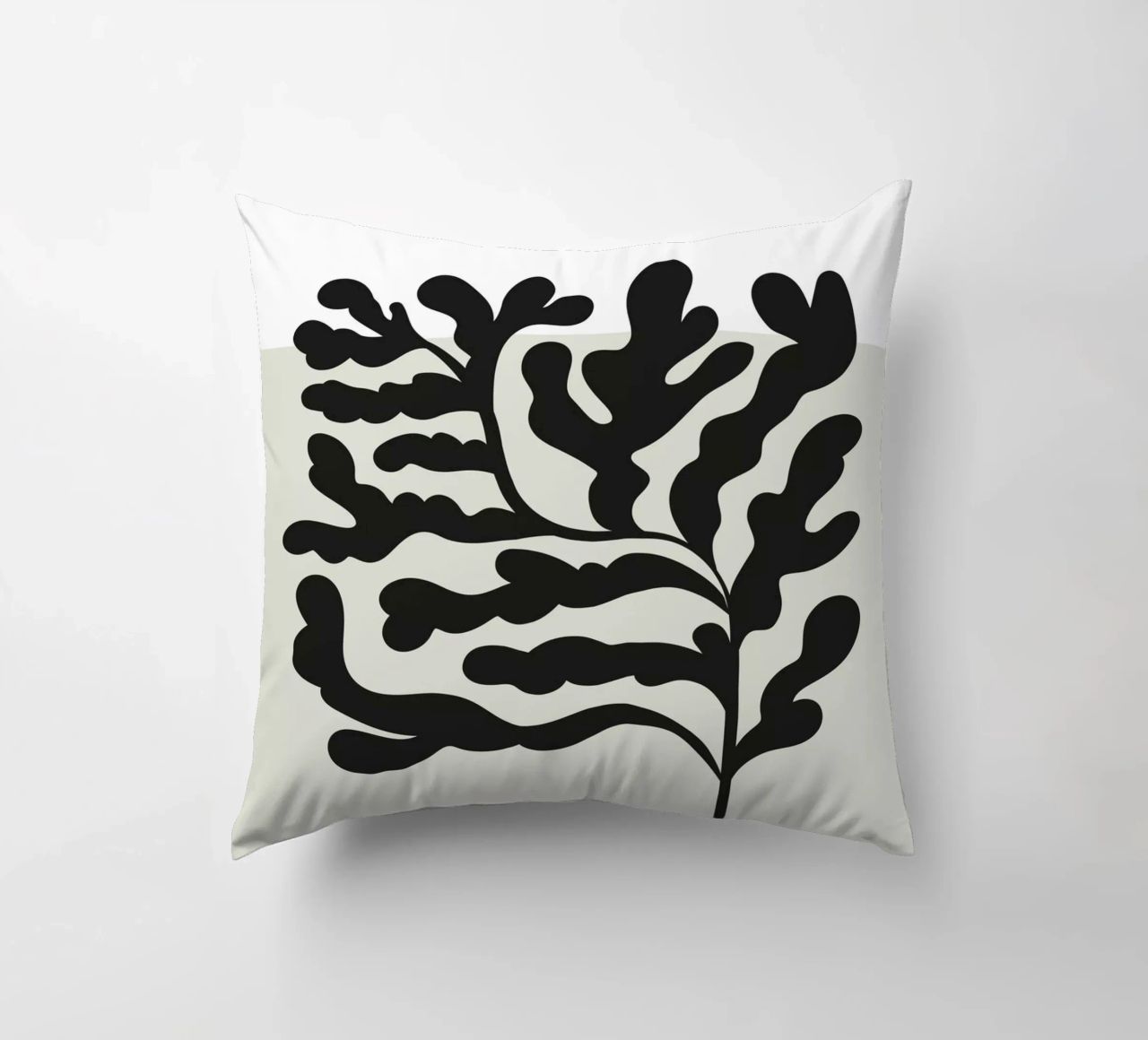 Boho Bohemian 4 Soft Coral 3 decorative cushion by Boho Print Collection