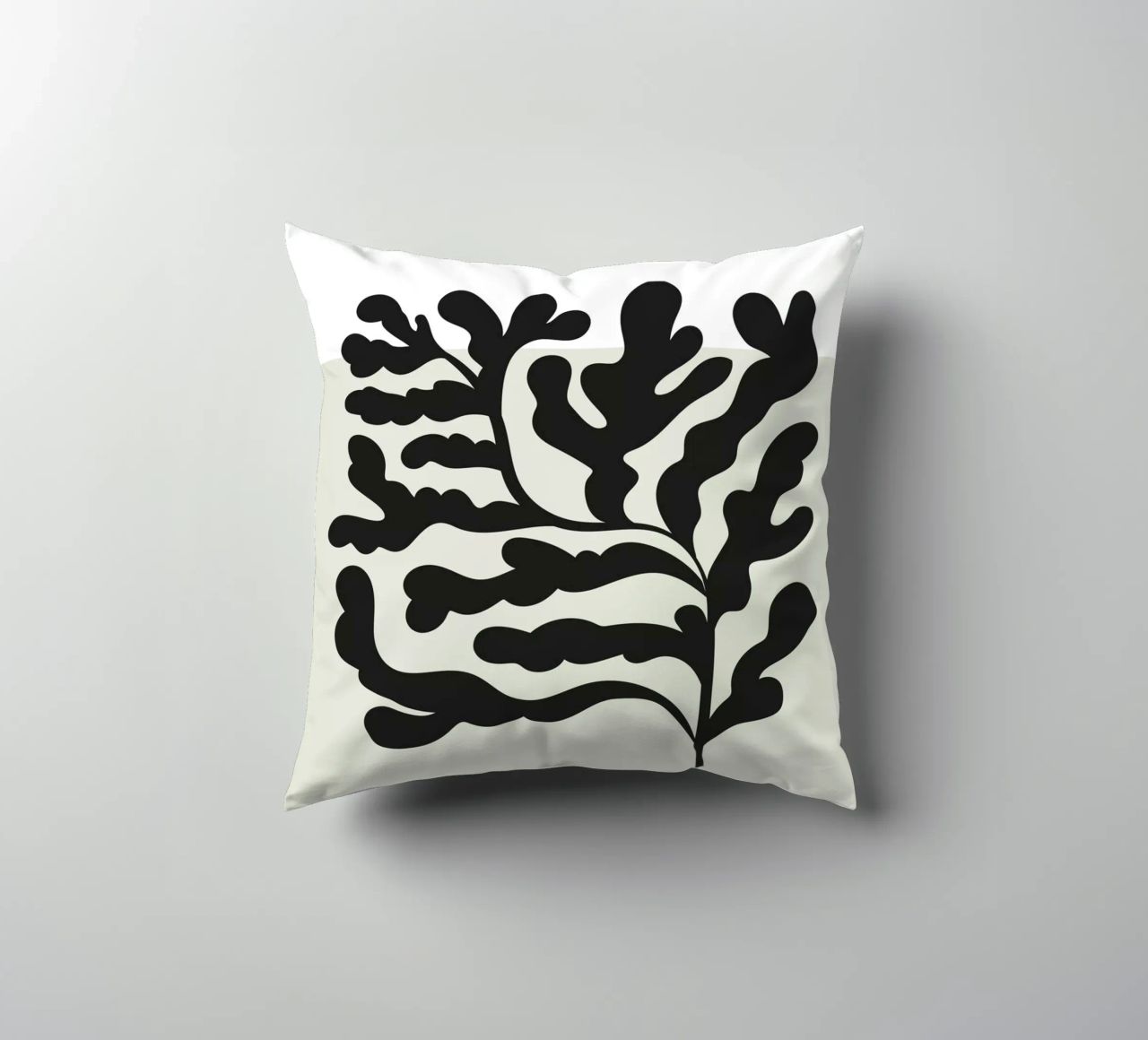 Boho Bohemian 4 Soft Coral 3 decorative cushion by Boho Print Collection