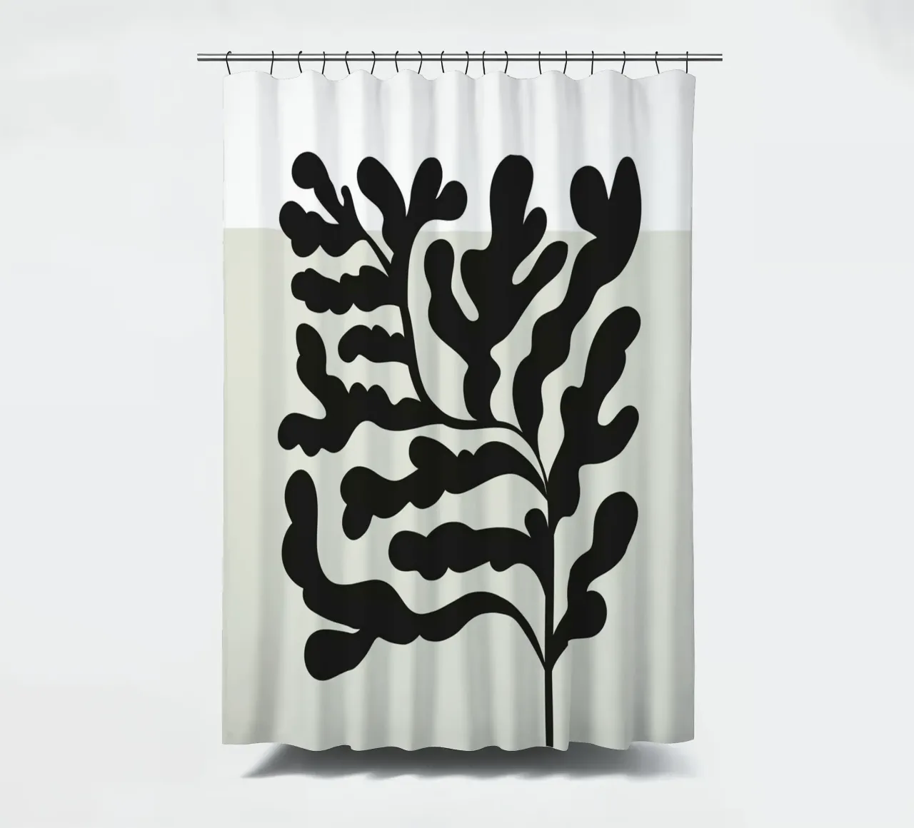 Boho Bohemian 4 Soft Coral 3 cortina de baño de Boho Print Collection