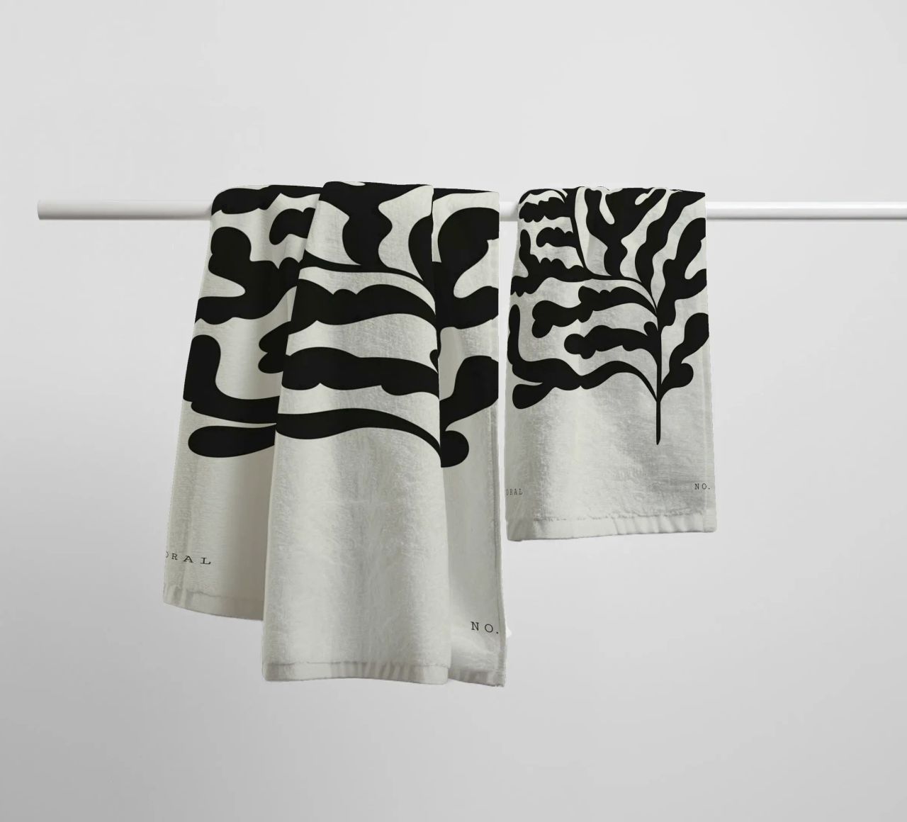 Boho Bohemian 4 Soft Coral 3 serviette de bain de Boho Print Collection