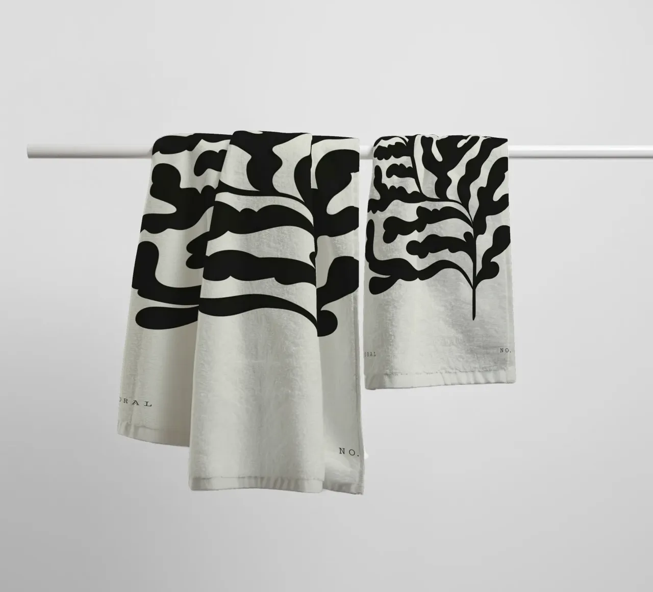 Boho Bohemian 4 Soft Coral 3 Handtuch von Boho Print Collection