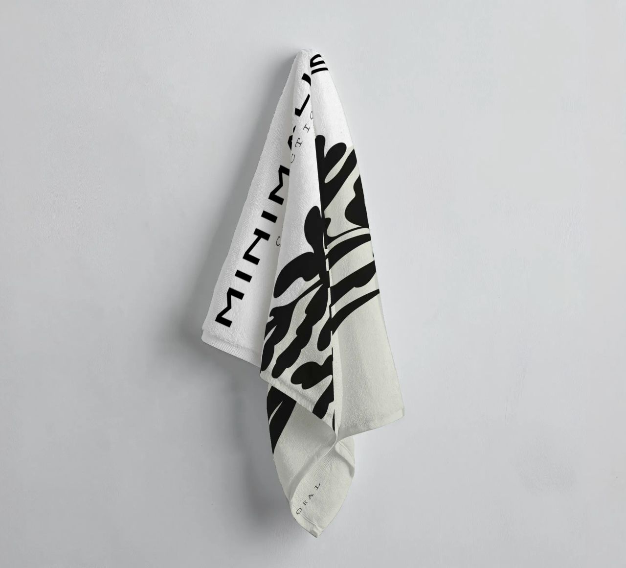 Boho Bohemian 4 Soft Coral 3 serviette de bain de Boho Print Collection