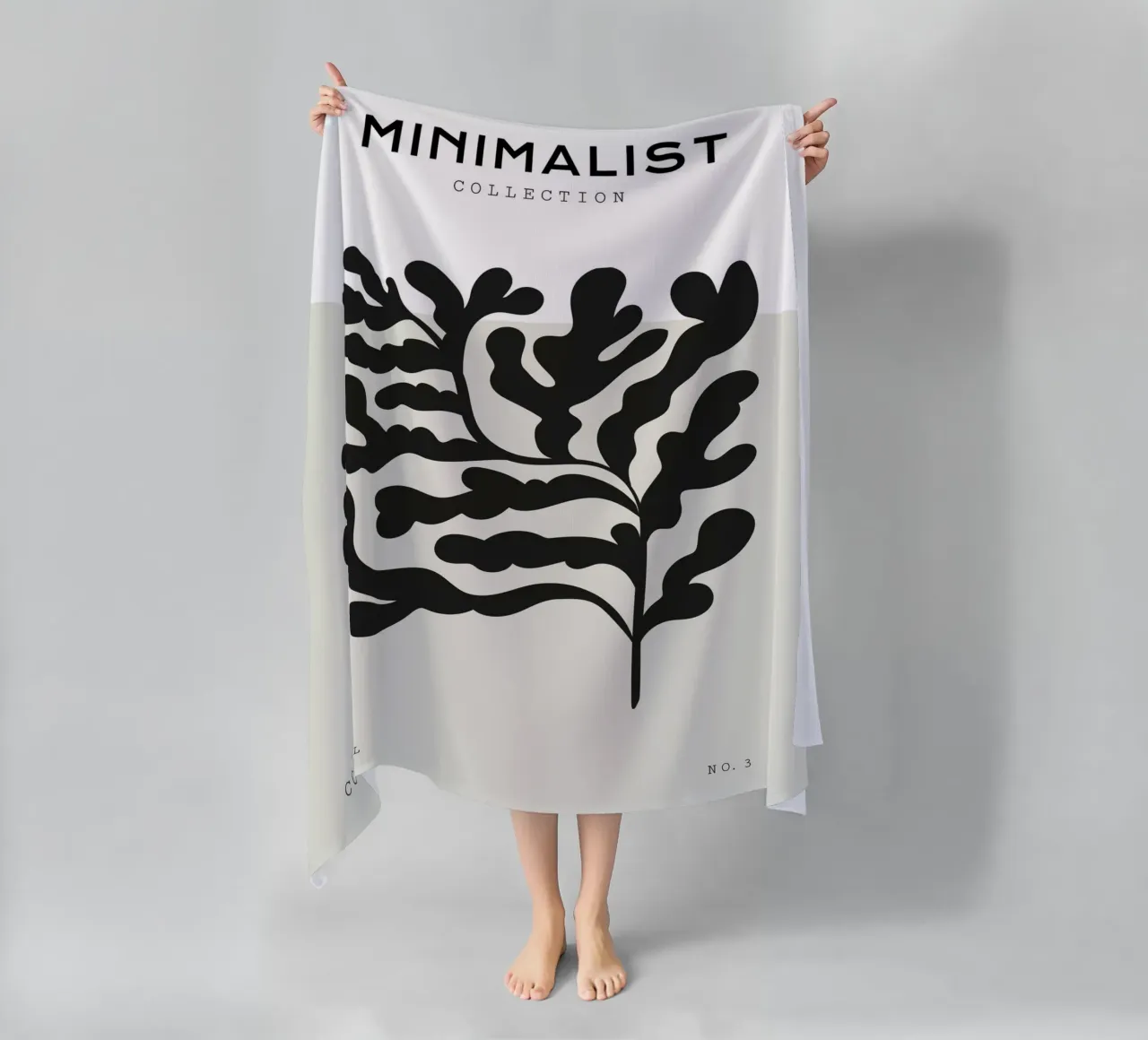 Boho Bohemian 4 Soft Coral 3 telo mare da Boho Print Collection