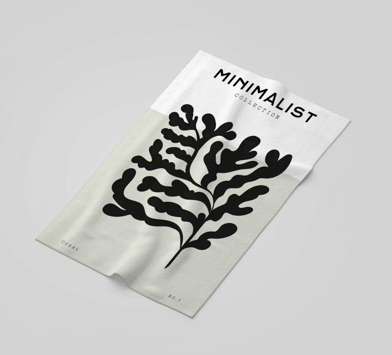 Boho Bohemian 4 Soft Coral 3 telo mare da Boho Print Collection