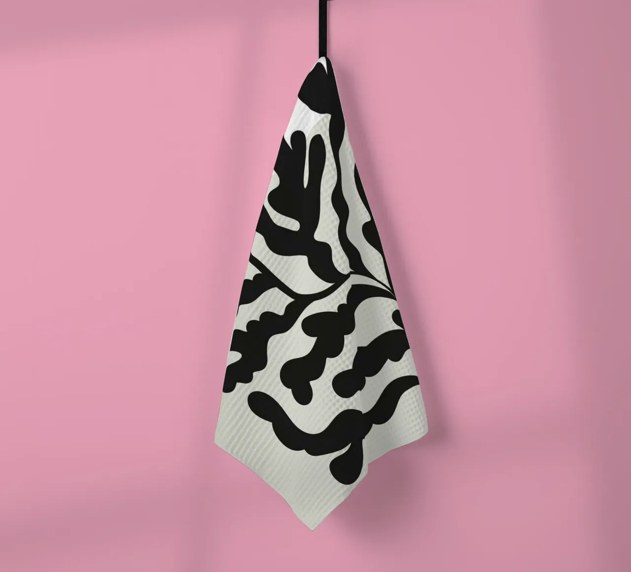 Boho Bohemian 4 Soft Coral 3 paño de cocina de Boho Print Collection