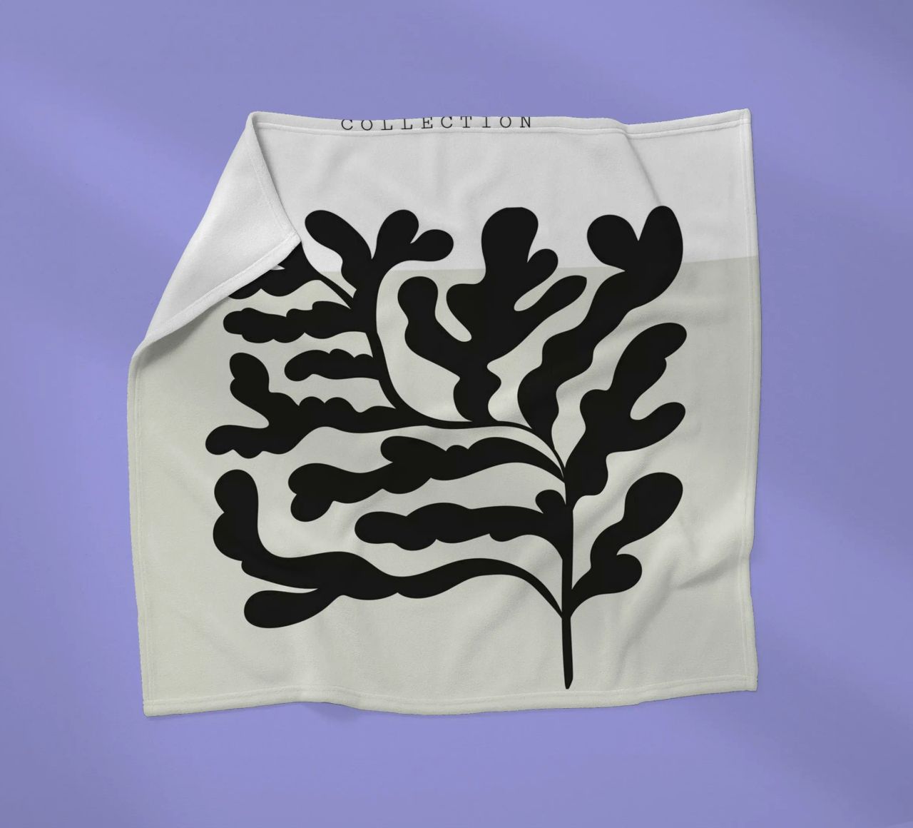 Boho Bohemian 4 Soft Coral 3 fleece blanket by Boho Print Collection