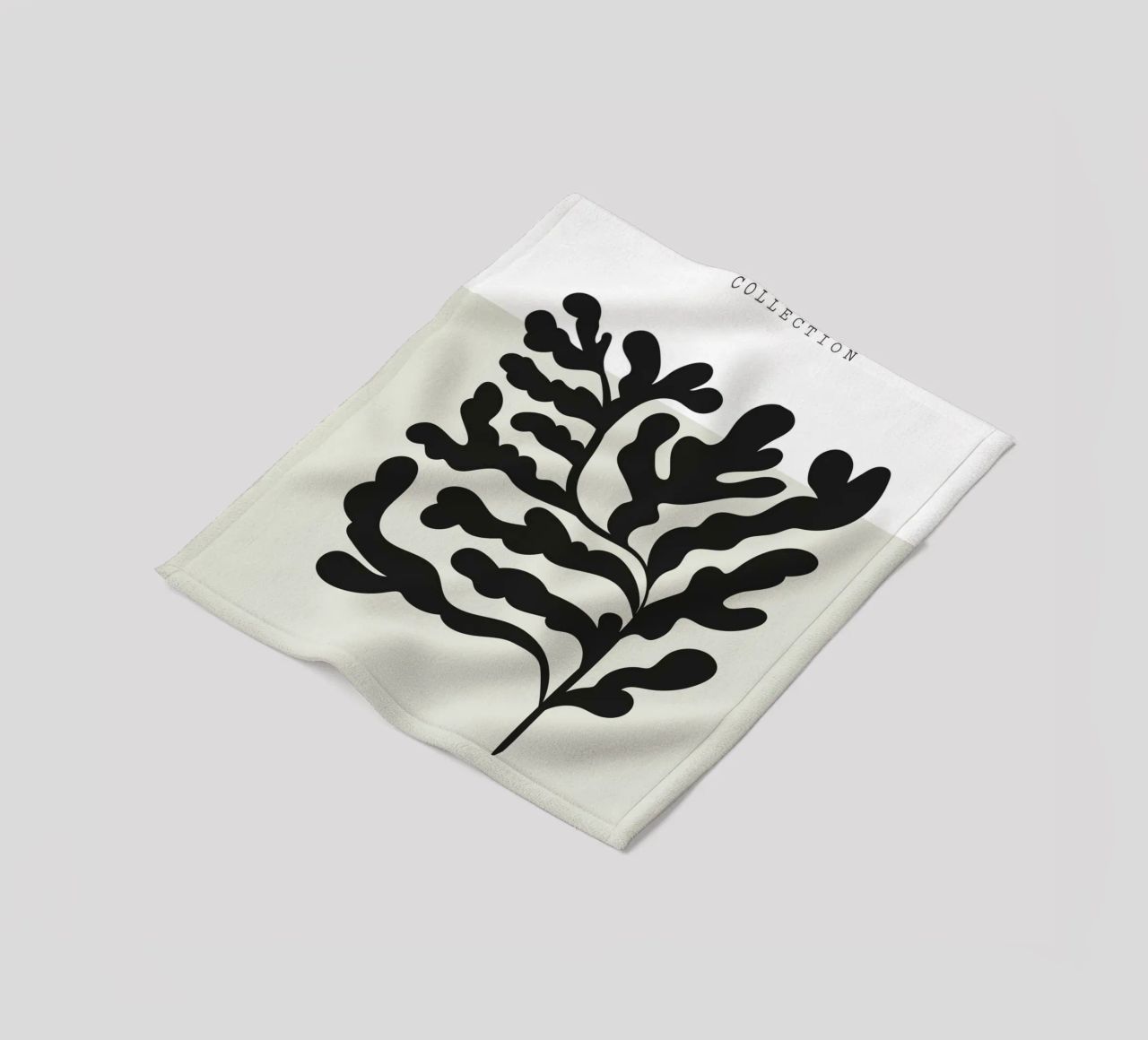 Boho Bohemian 4 Soft Coral 3 fleece blanket by Boho Print Collection