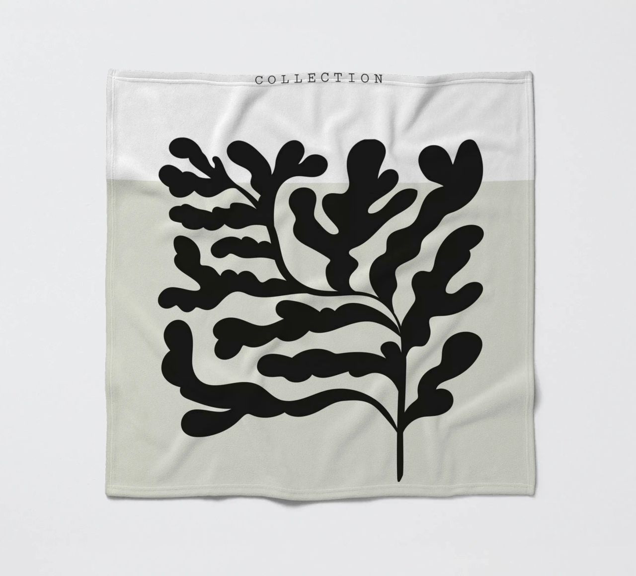 Boho Bohemian 4 Soft Coral 3 fleece blanket by Boho Print Collection