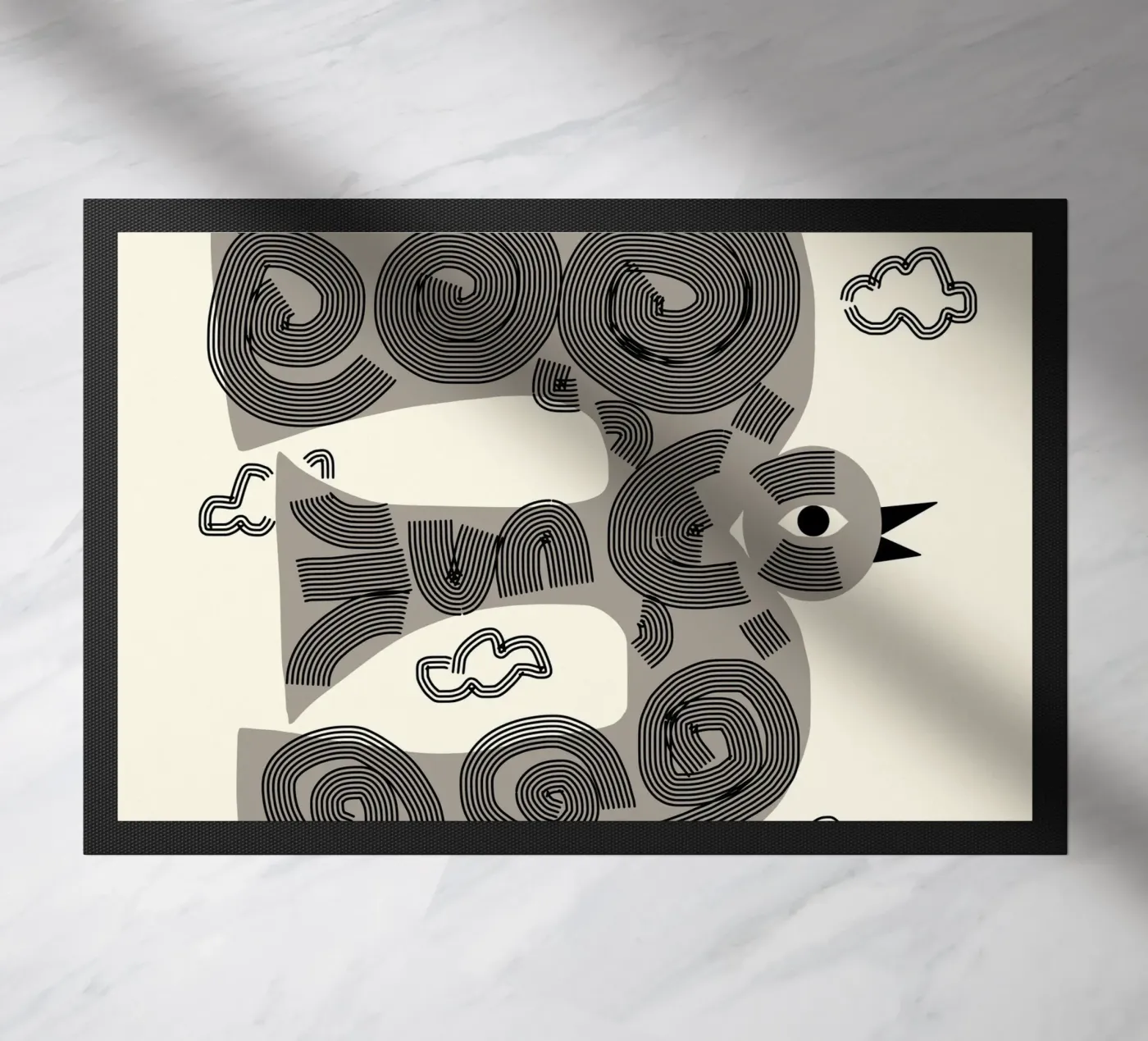 Grey bird zerbino da Little Dean