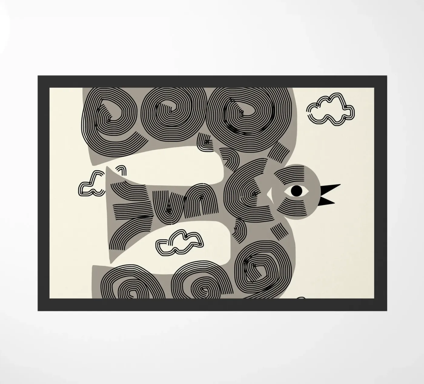 Grey bird zerbino da Little Dean