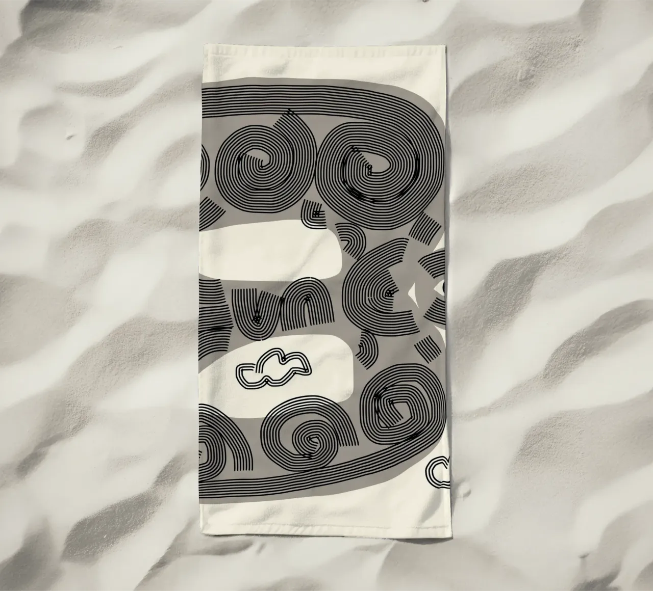 Uccello grigio telo mare da Little Dean