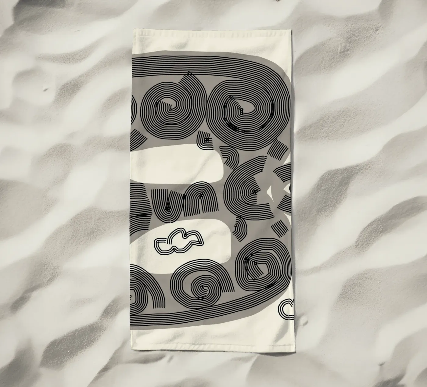 Uccello grigio telo mare da Little Dean