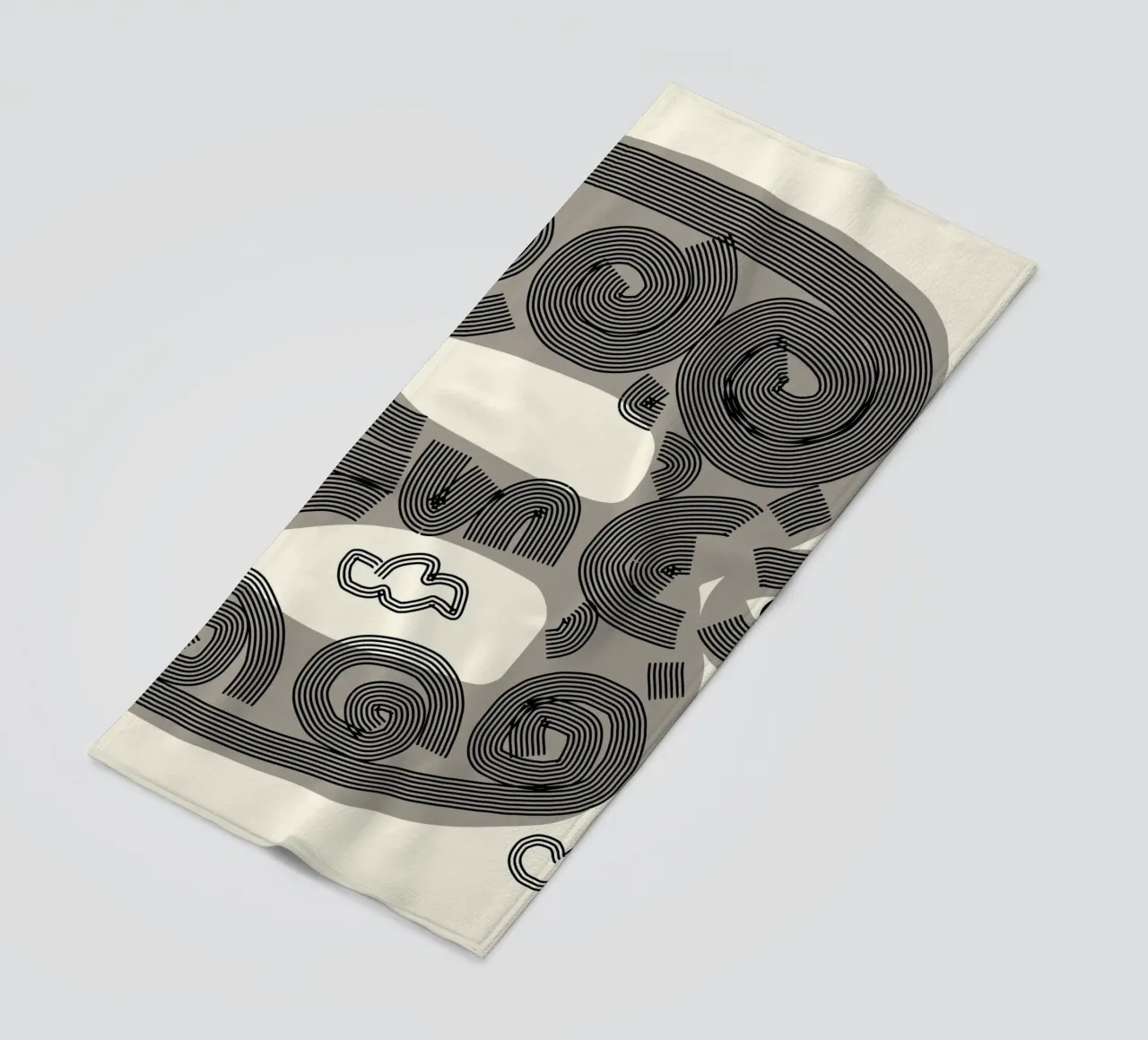 Uccello grigio telo mare da Little Dean