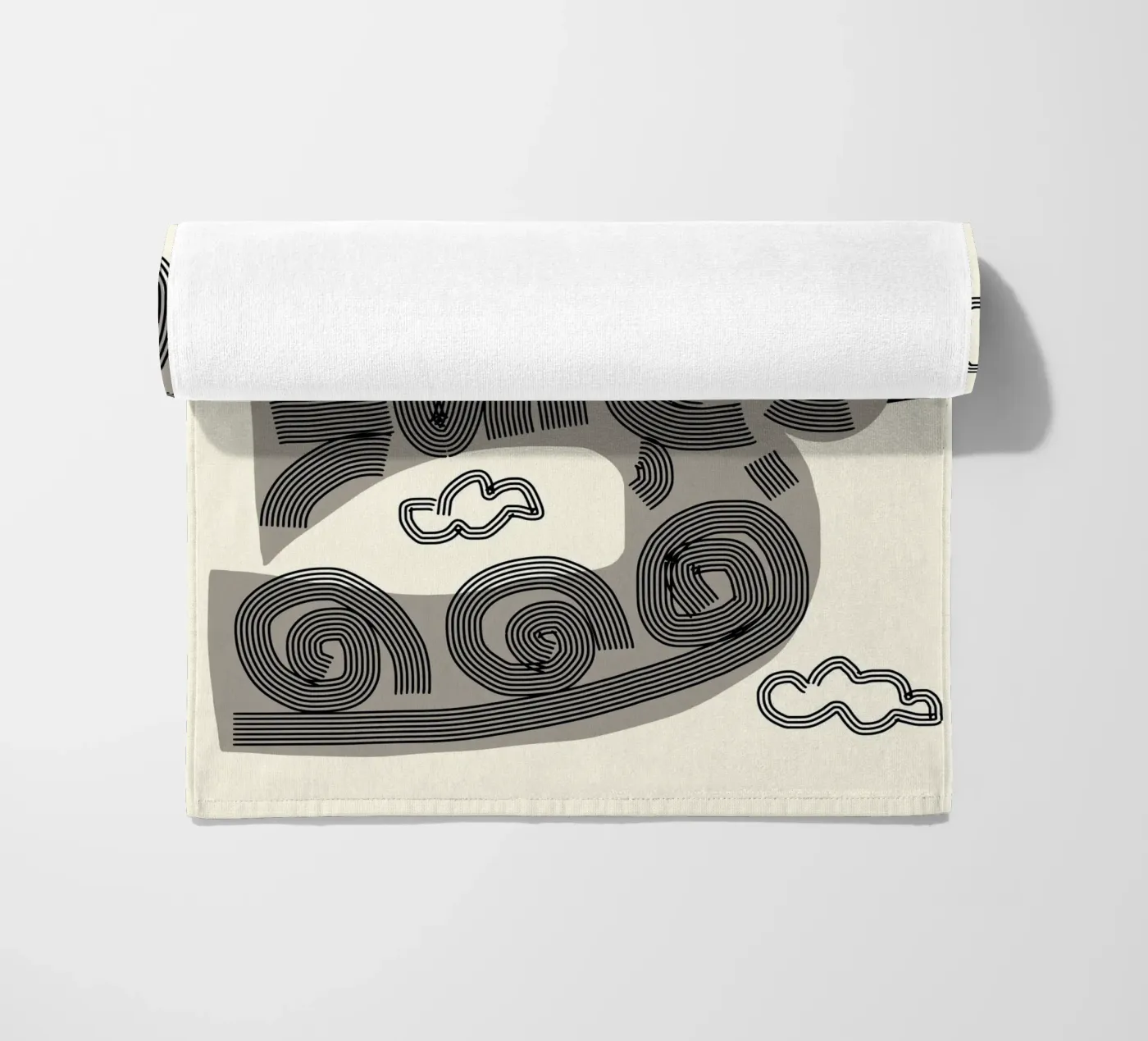 Uccello grigio telo mare da Little Dean