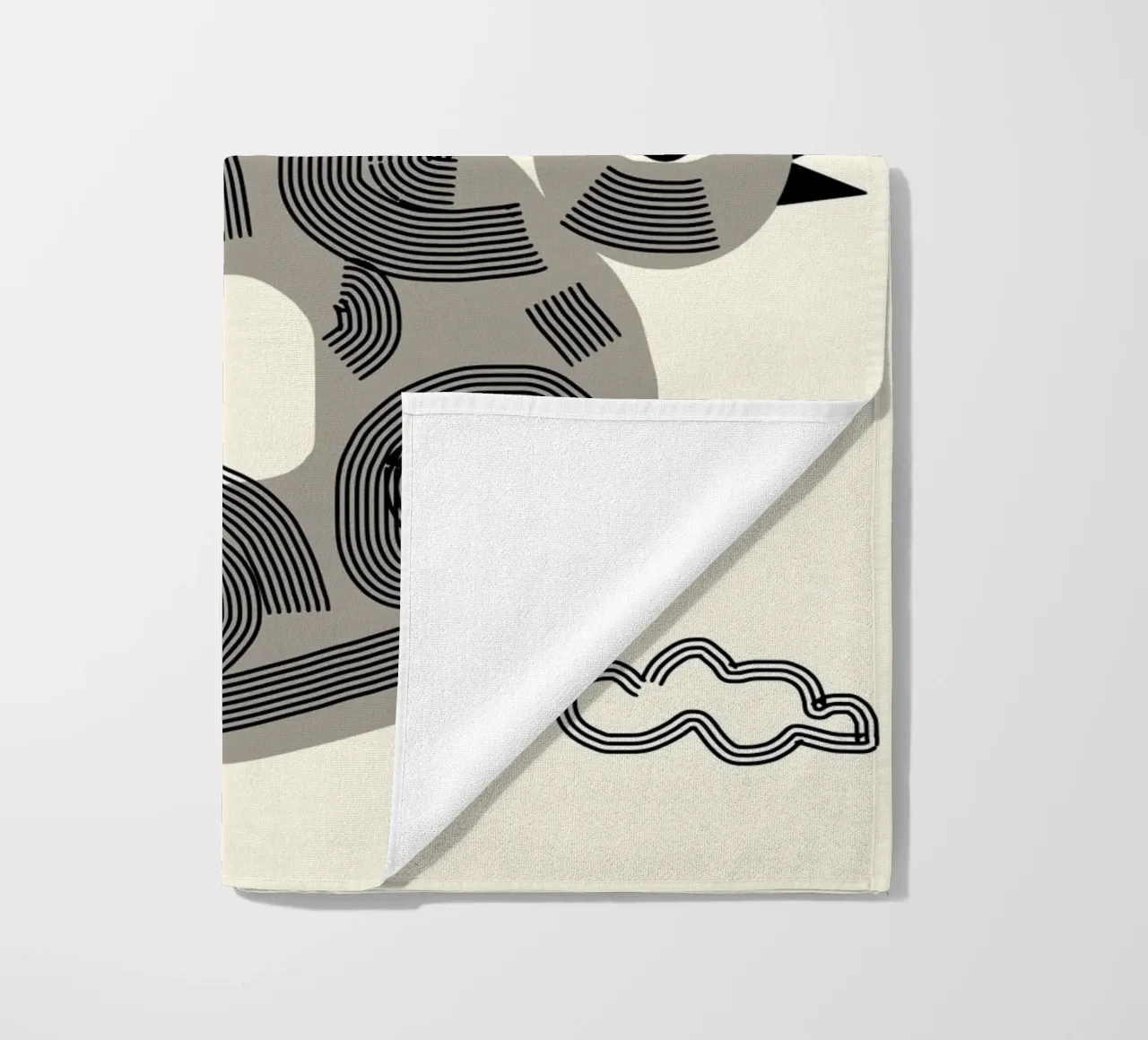 Uccello grigio telo mare da Little Dean