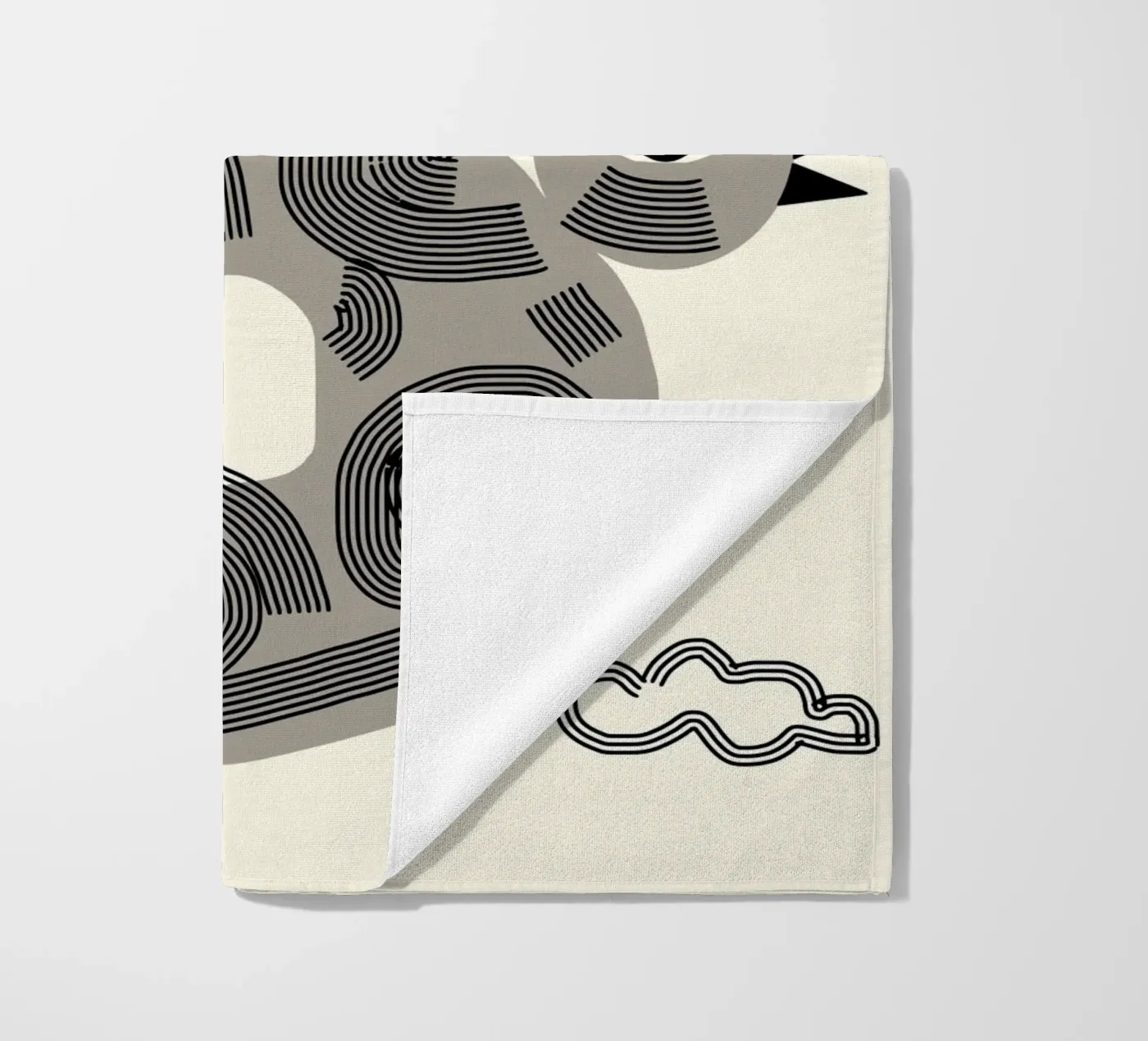 Uccello grigio telo mare da Little Dean