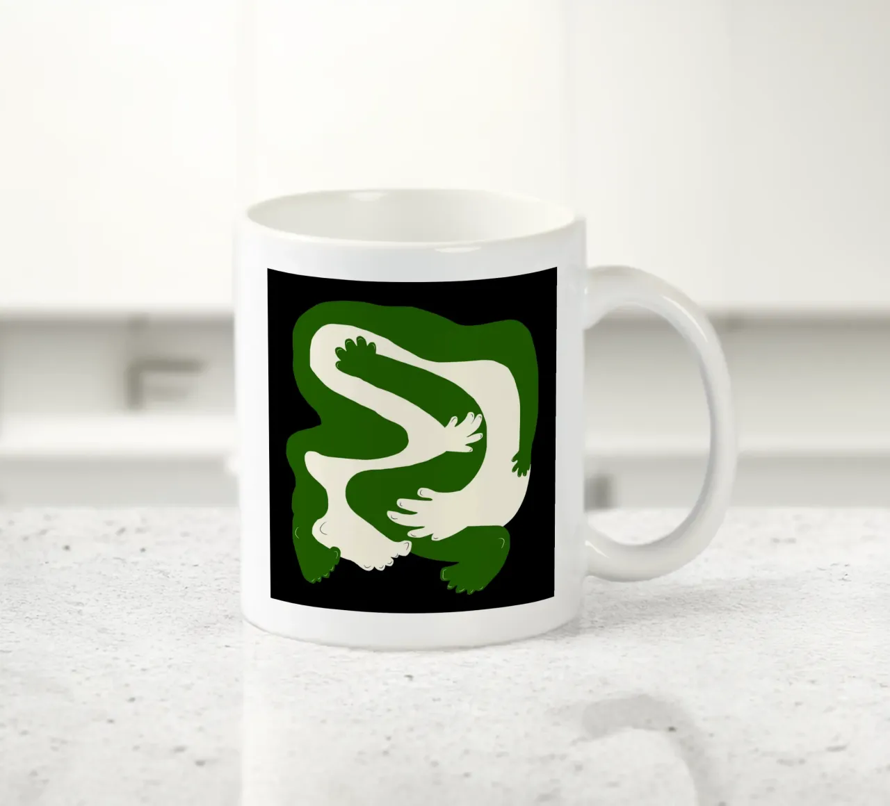 Abbraccio di colore tazza in ceramica da Little Dean