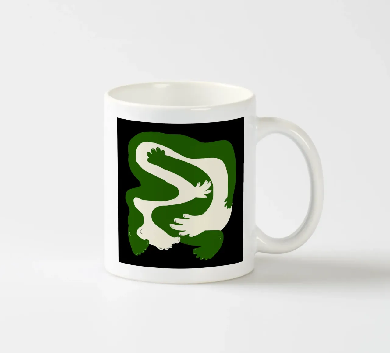 Abbraccio di colore tazza in ceramica da Little Dean