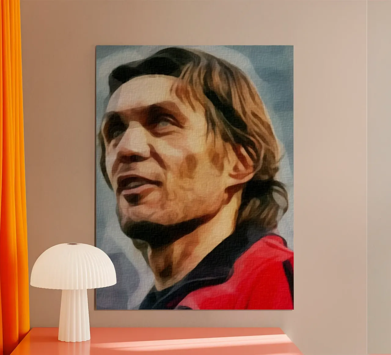 Paolo Maldini poster con telaio in plastica da dan band