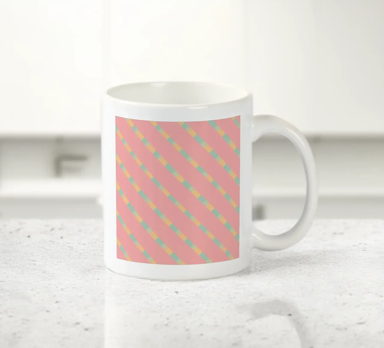 Tessitura a strisce 12 tazza in ceramica da Little Dean
