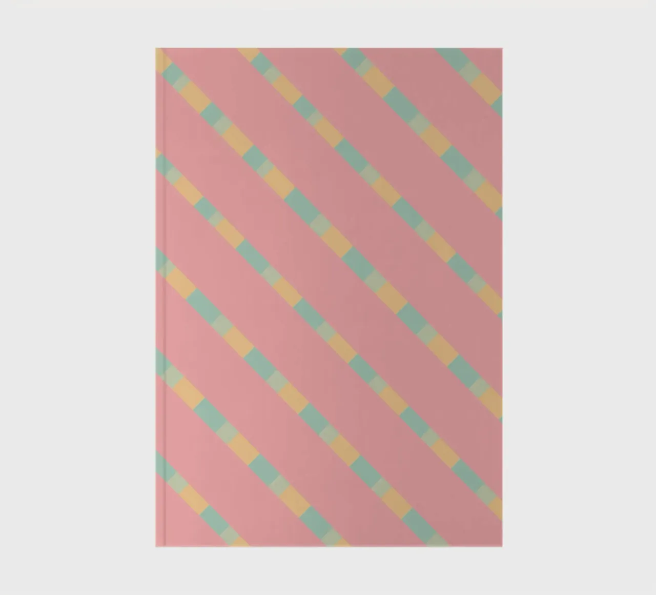 Weaving stripe pattern 12 notebook by Little Dean