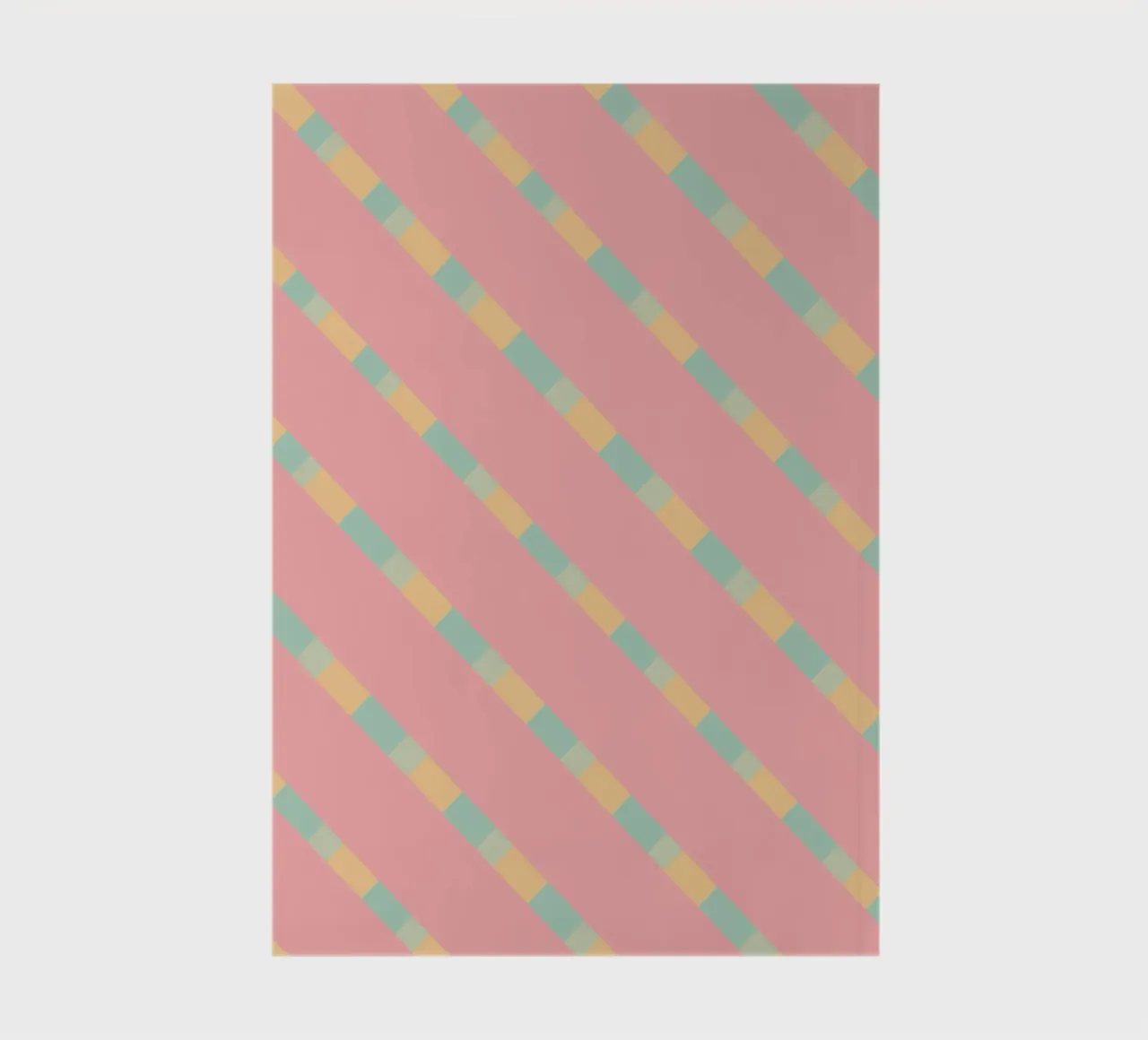 Weaving stripe pattern 12 notebook by Little Dean