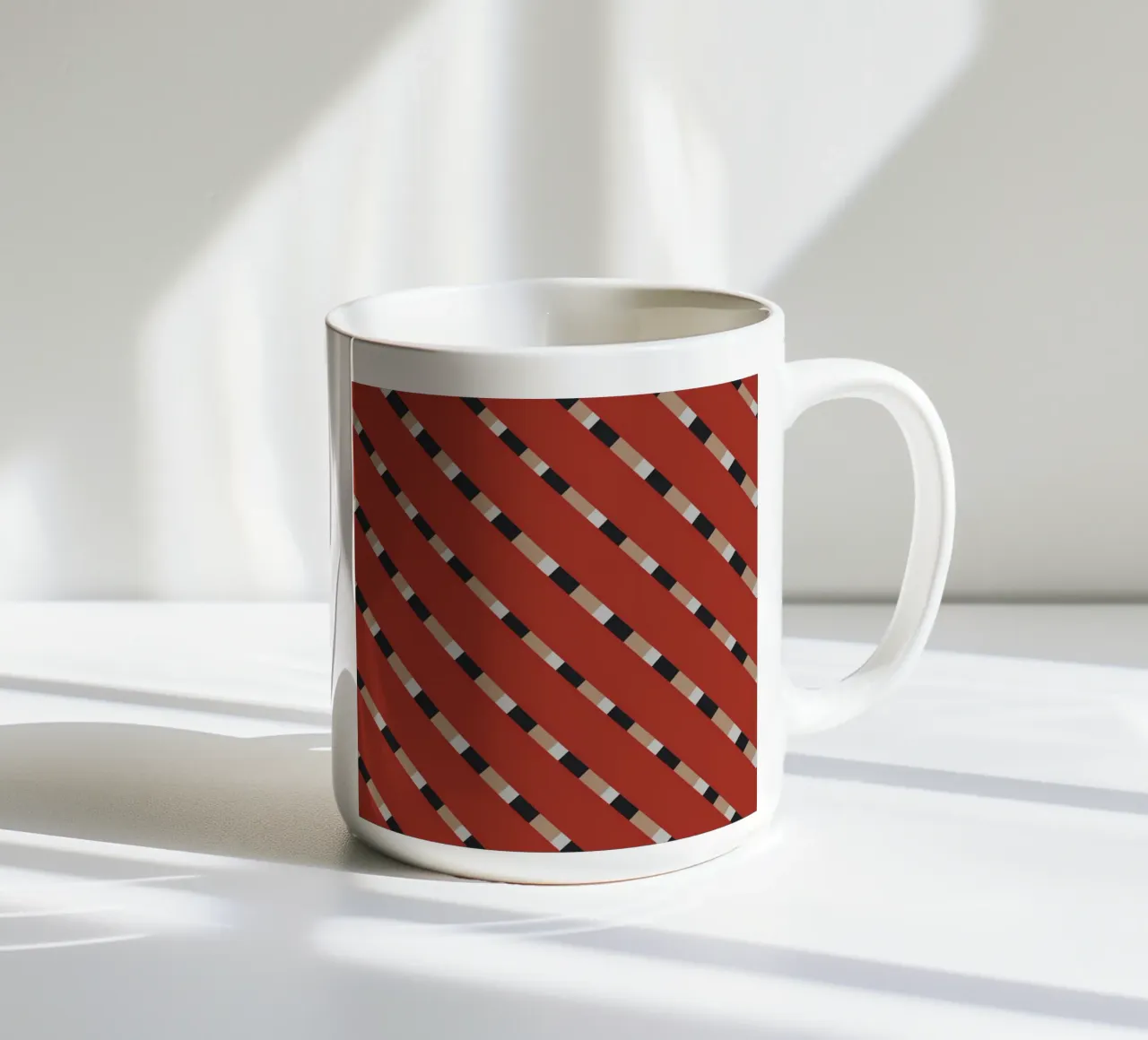 Tessitura a righe 13 tazza in ceramica da Little Dean