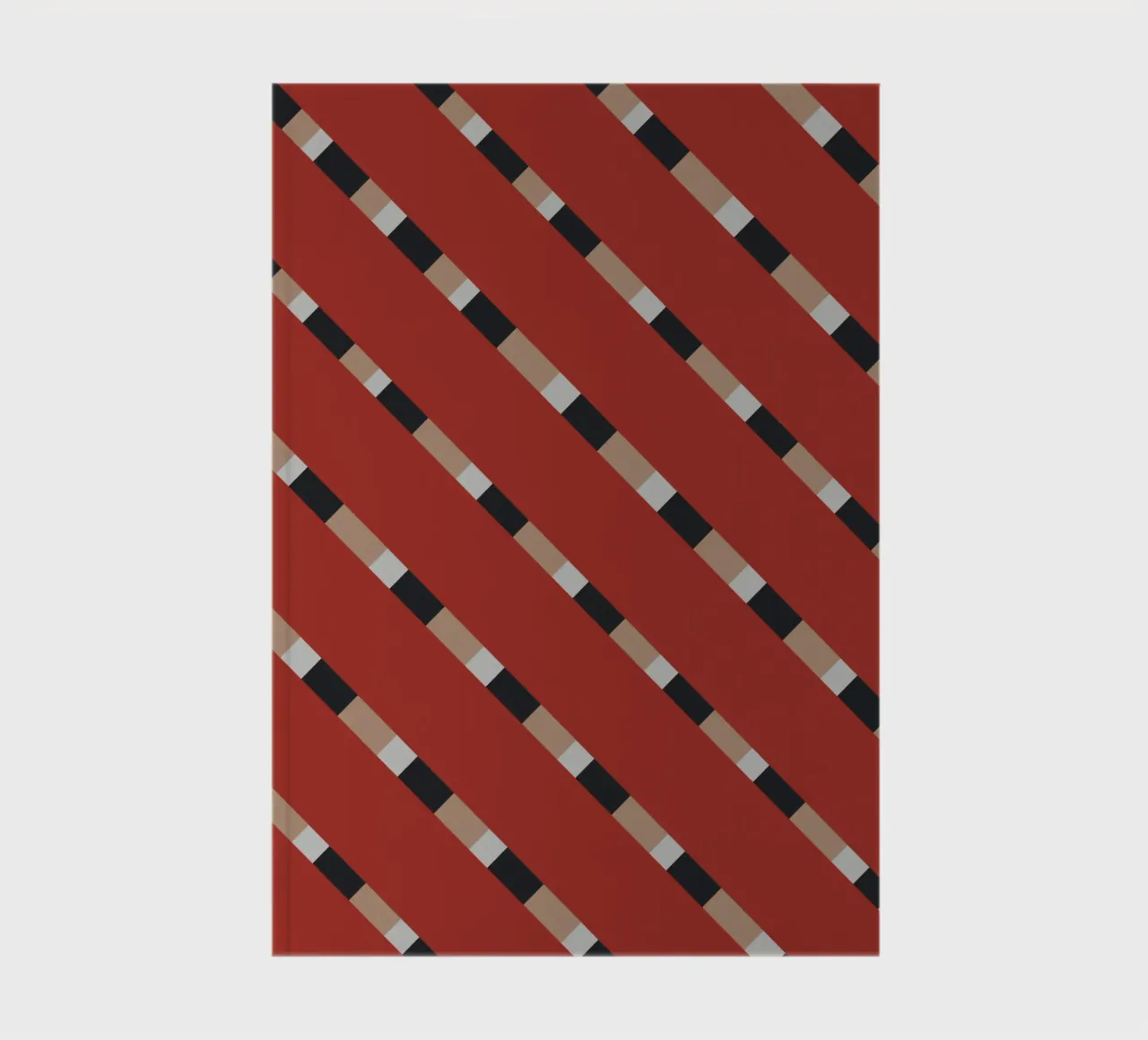 Weaving stripe pattern 13 notebook by Little Dean
