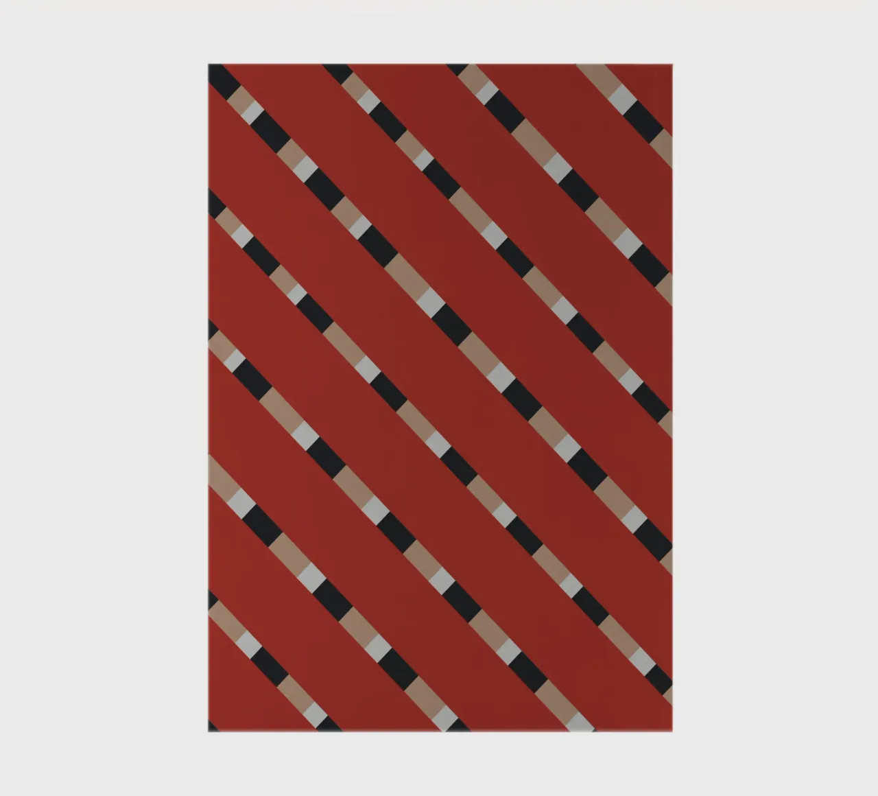 Weaving stripe pattern 13 notebook by Little Dean