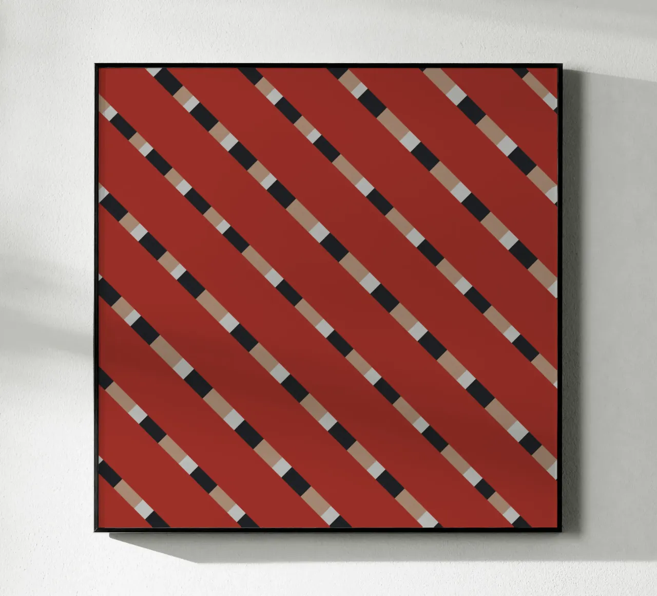 Weaving stripe pattern 13 plexiglass da Little Dean