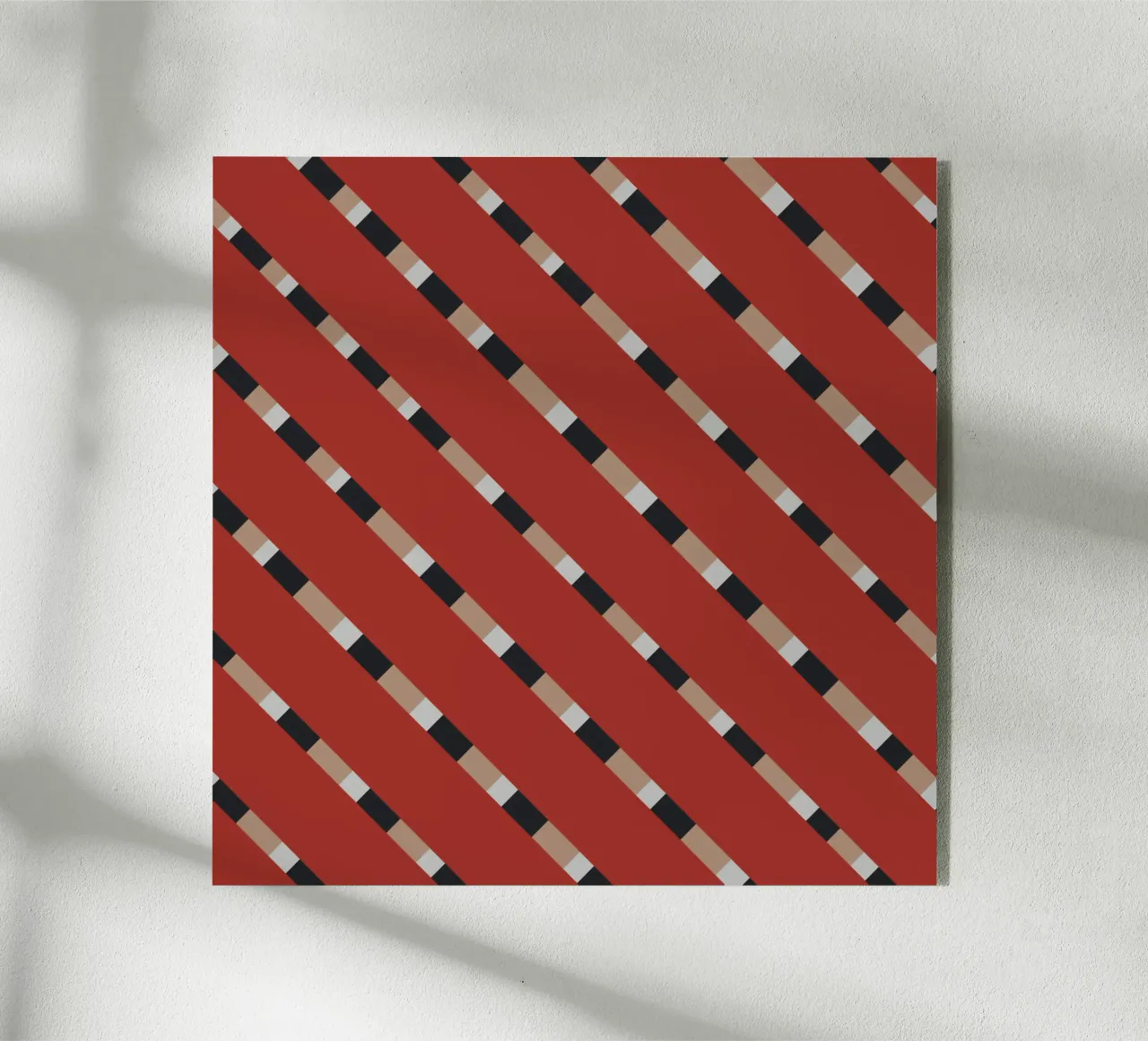 Weaving stripe pattern 13 plexiglass da Little Dean