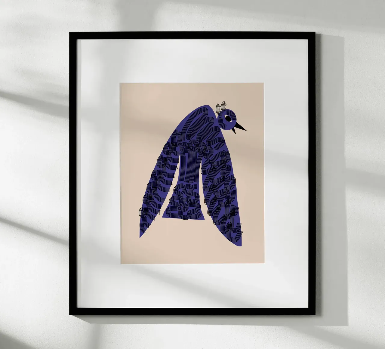 L'uccello blu vola poster da Little Dean