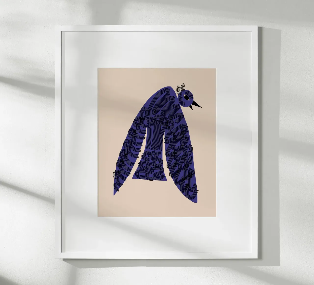 L'uccello blu vola poster da Little Dean