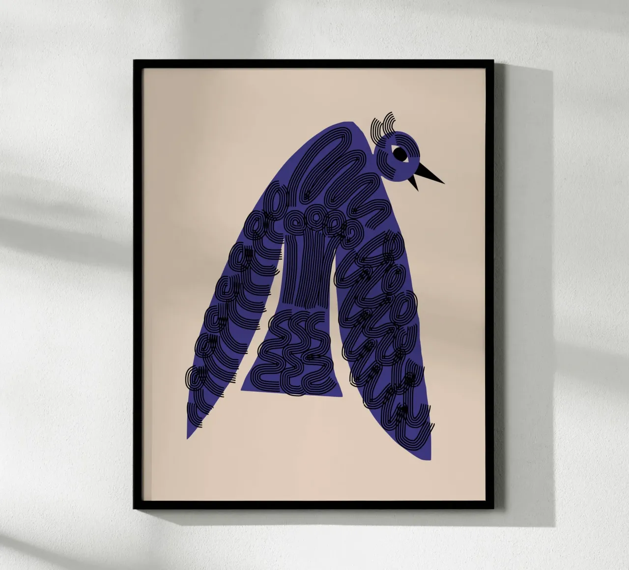 L'uccello blu vola poster da Little Dean
