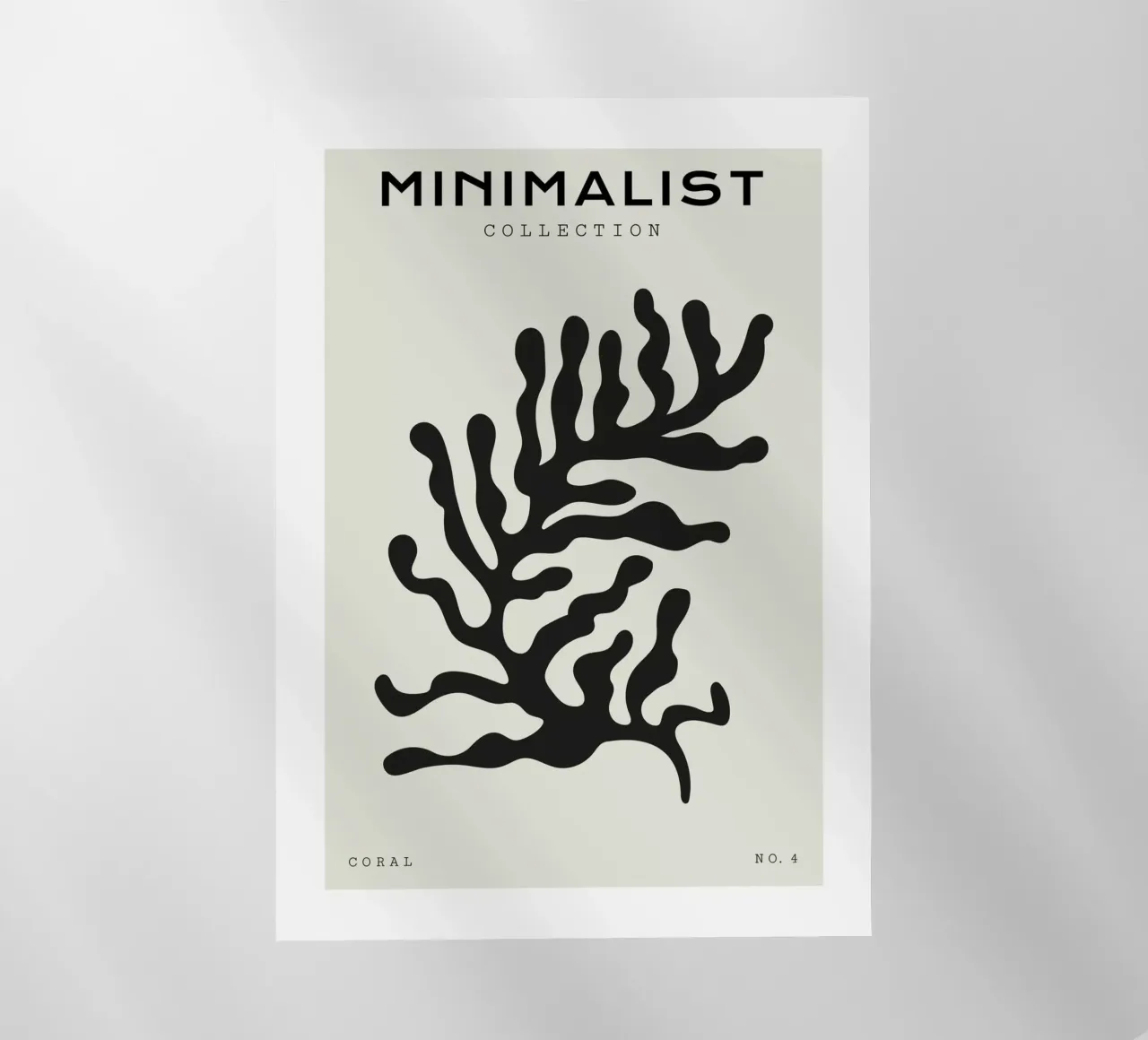 Boho Bohemian 4 Soft Coral 4 pellicola backlit da Boho Print Collection